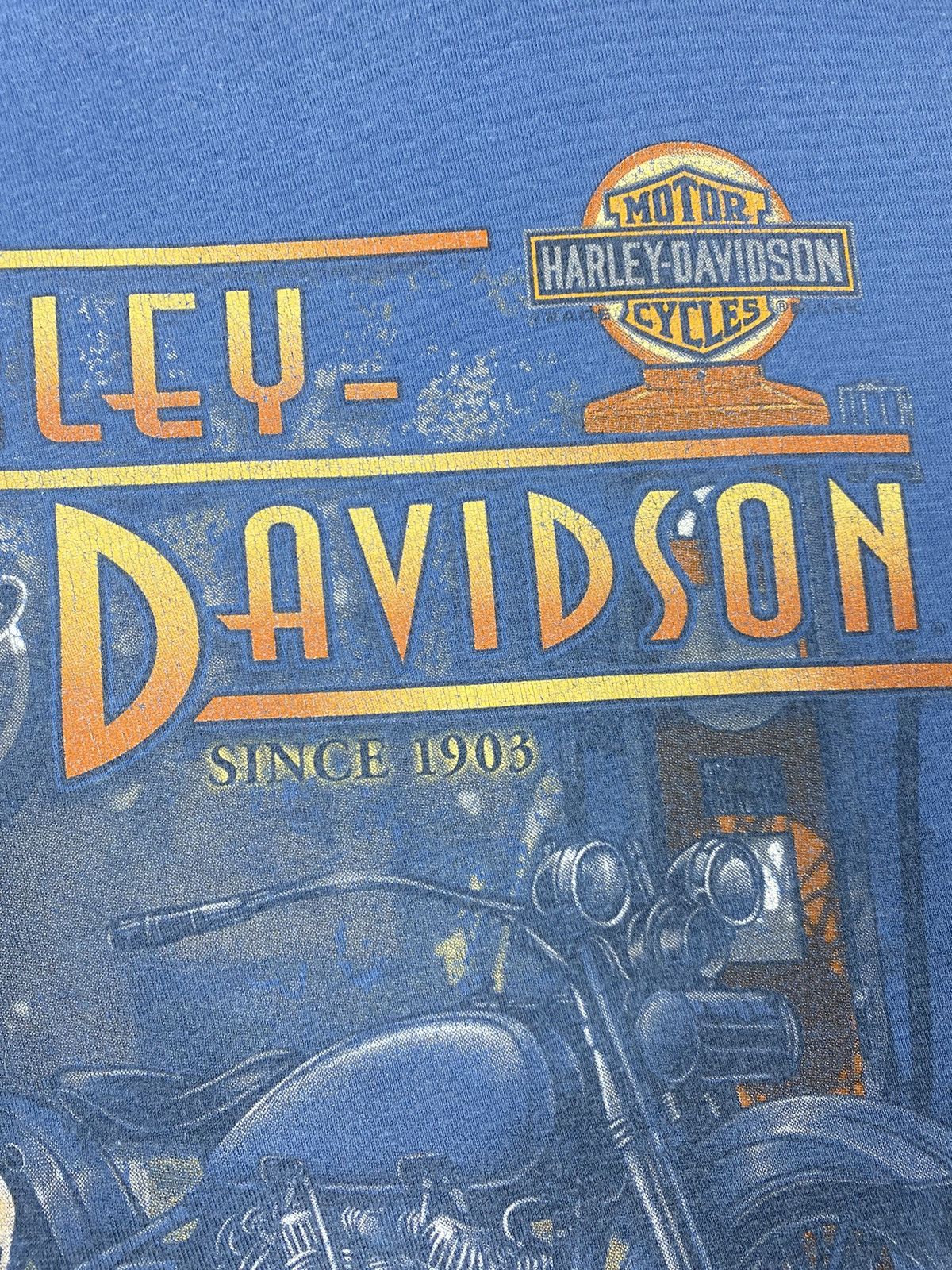 Harley Davidson × Vintage Vintage Harley Davidson 2005 Biker Tee T Shirt Size US XXL / EU 58 / 5 - 10 Thumbnail