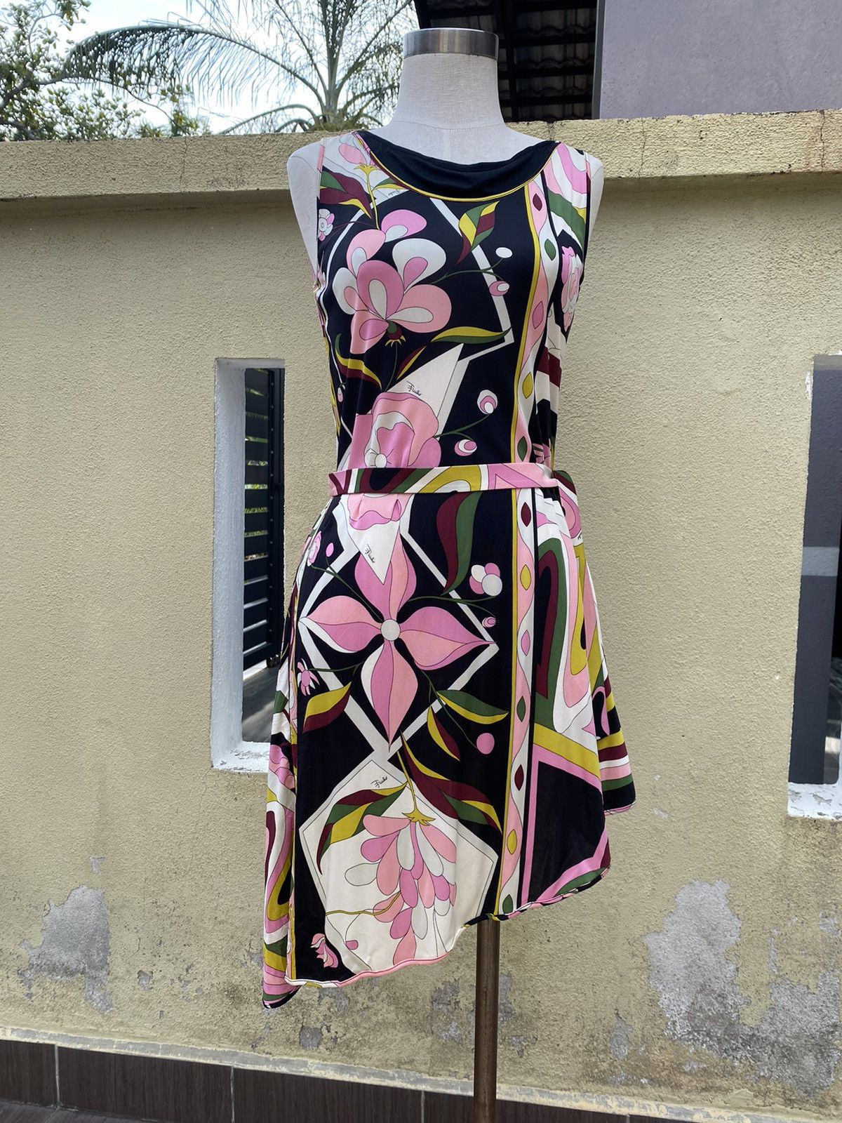Emilio Pucci asymetrical silk dress Size XS / US 0-2 / IT 36-38 - 11 Thumbnail