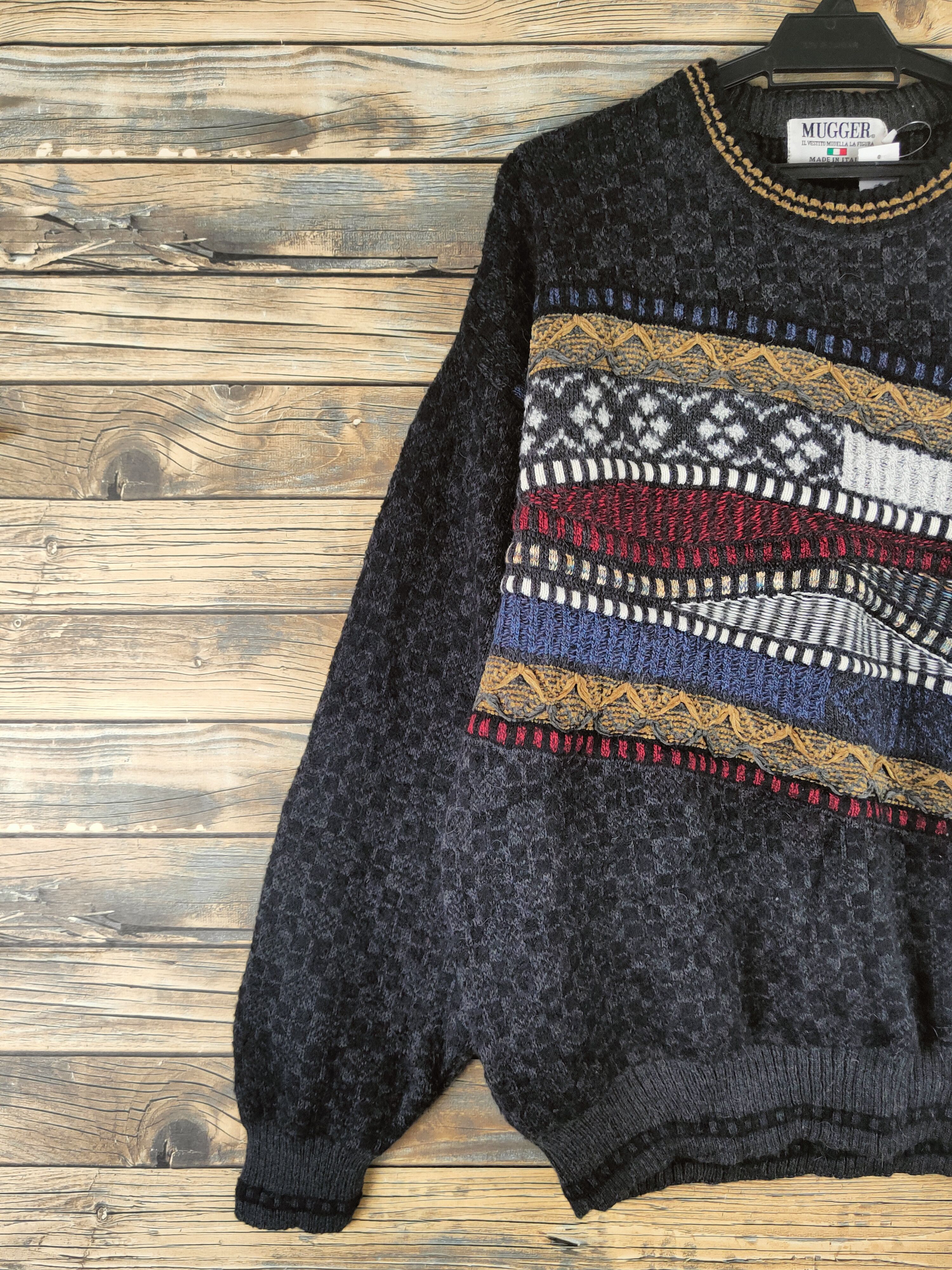 Italia Independent DL Mugger italy Black Knitwear Sweatshirts #46-387 Size US L / EU 52-54 / 3 - 3 Thumbnail
