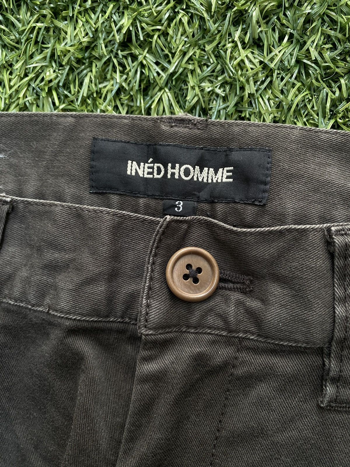 Yohji Yamamoto Vintage Ined Homme Yohji Yamamoto Flare Pants Size US 30 / EU 46 - 10 Thumbnail