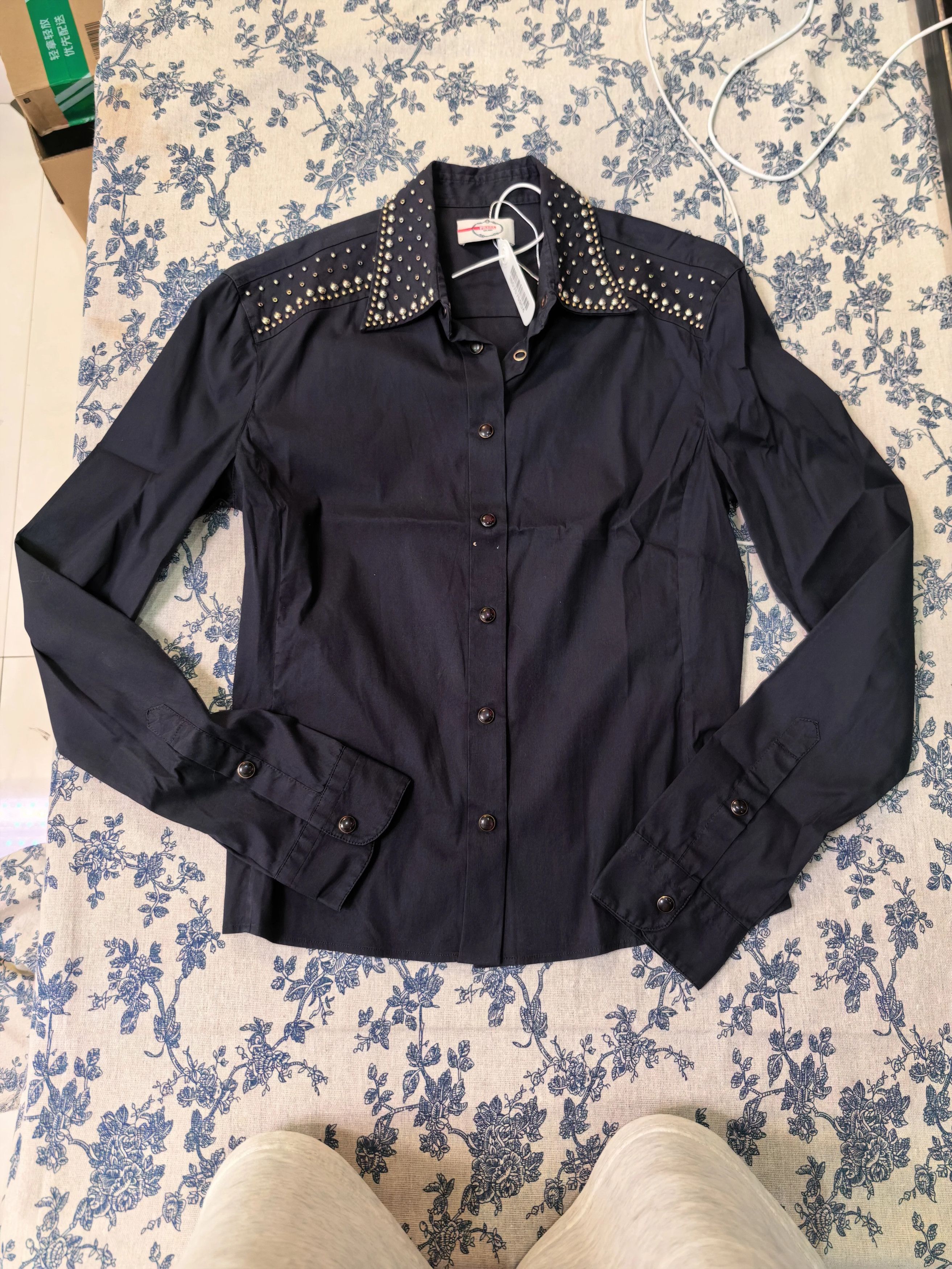 Prada Prada Rivet Shirt 40 Size S / US 4 / IT 40 - 1 Thumbnail