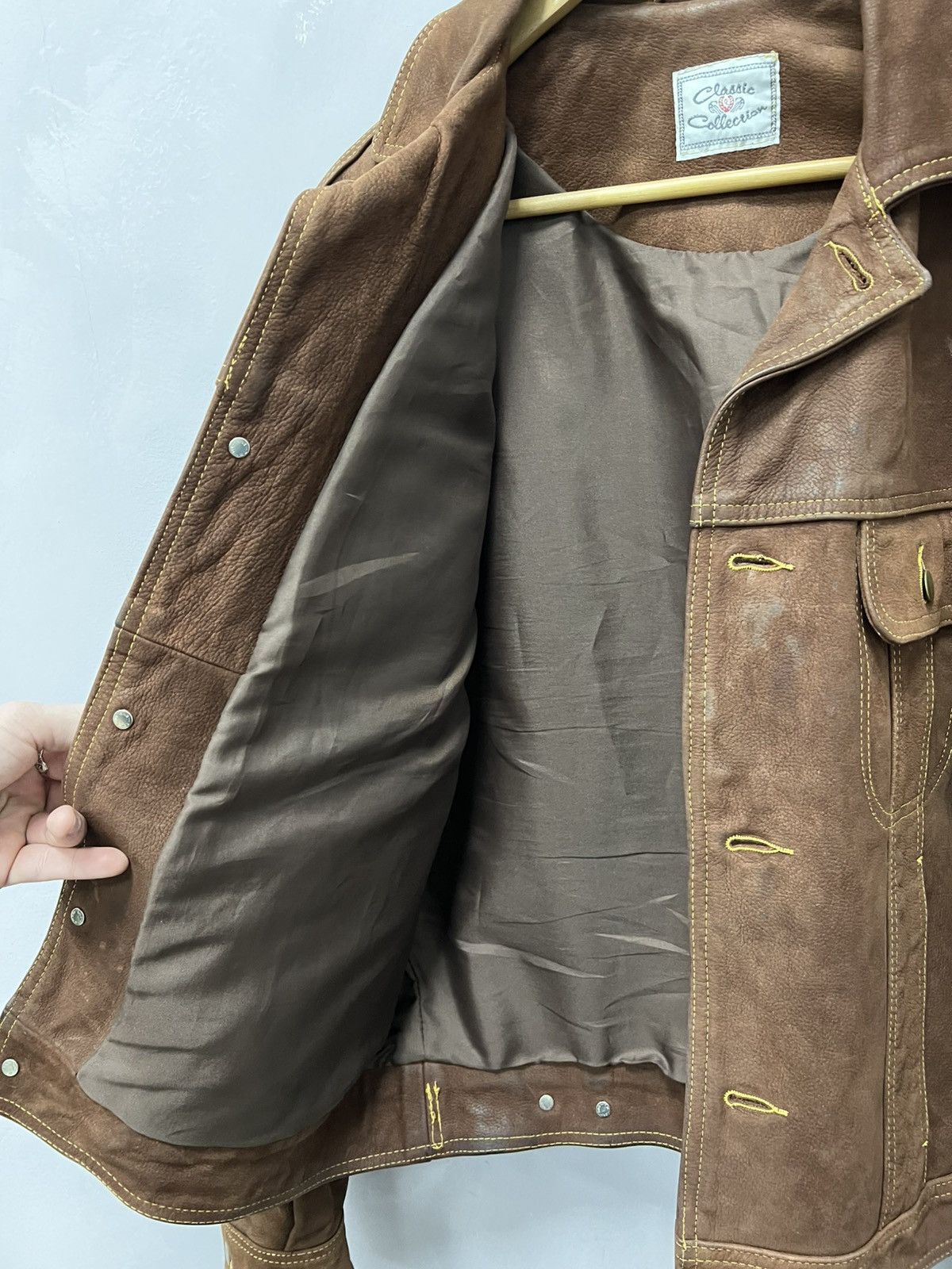 Vintage Cropped suede Real Leather Vintage Avantgarde Jacket Size US M / EU 48-50 / 2 - 3 Thumbnail