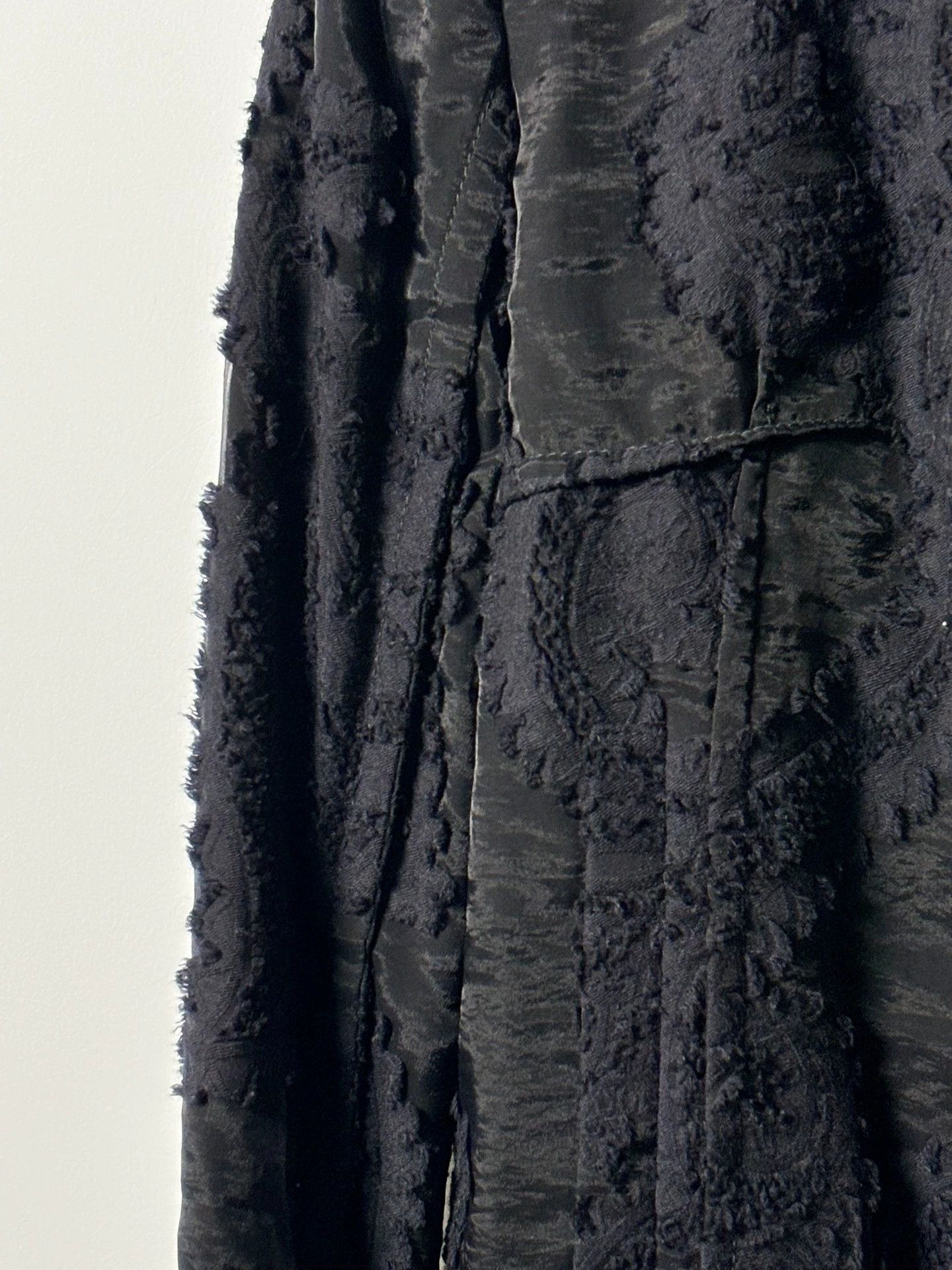 Ann Demeulemeester Ann Demeulemeester Paisley Short Jacket Black Size M / US 6-8 / IT 42-44 - 3 Thumbnail