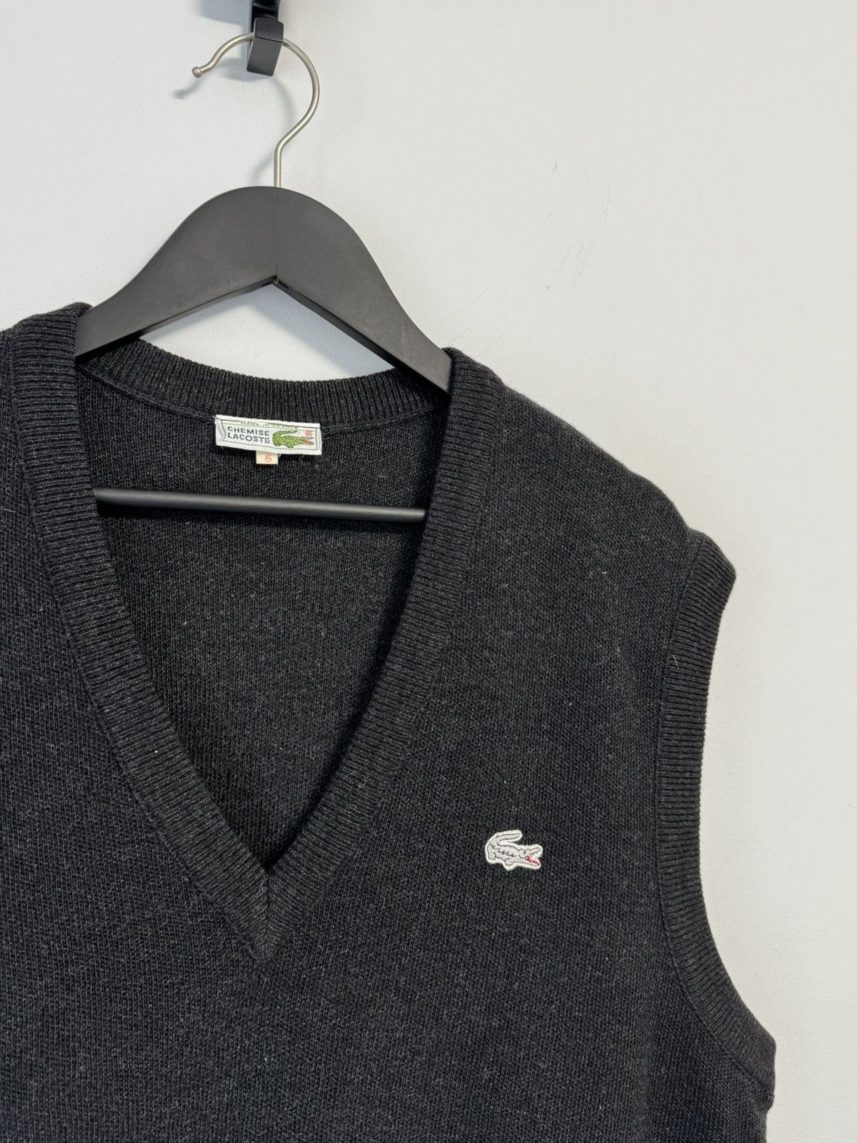 Lacoste × Vintage Lacoste Vintage Vest wool Y2K style Size US L / EU 52-54 / 3 - 4 Thumbnail