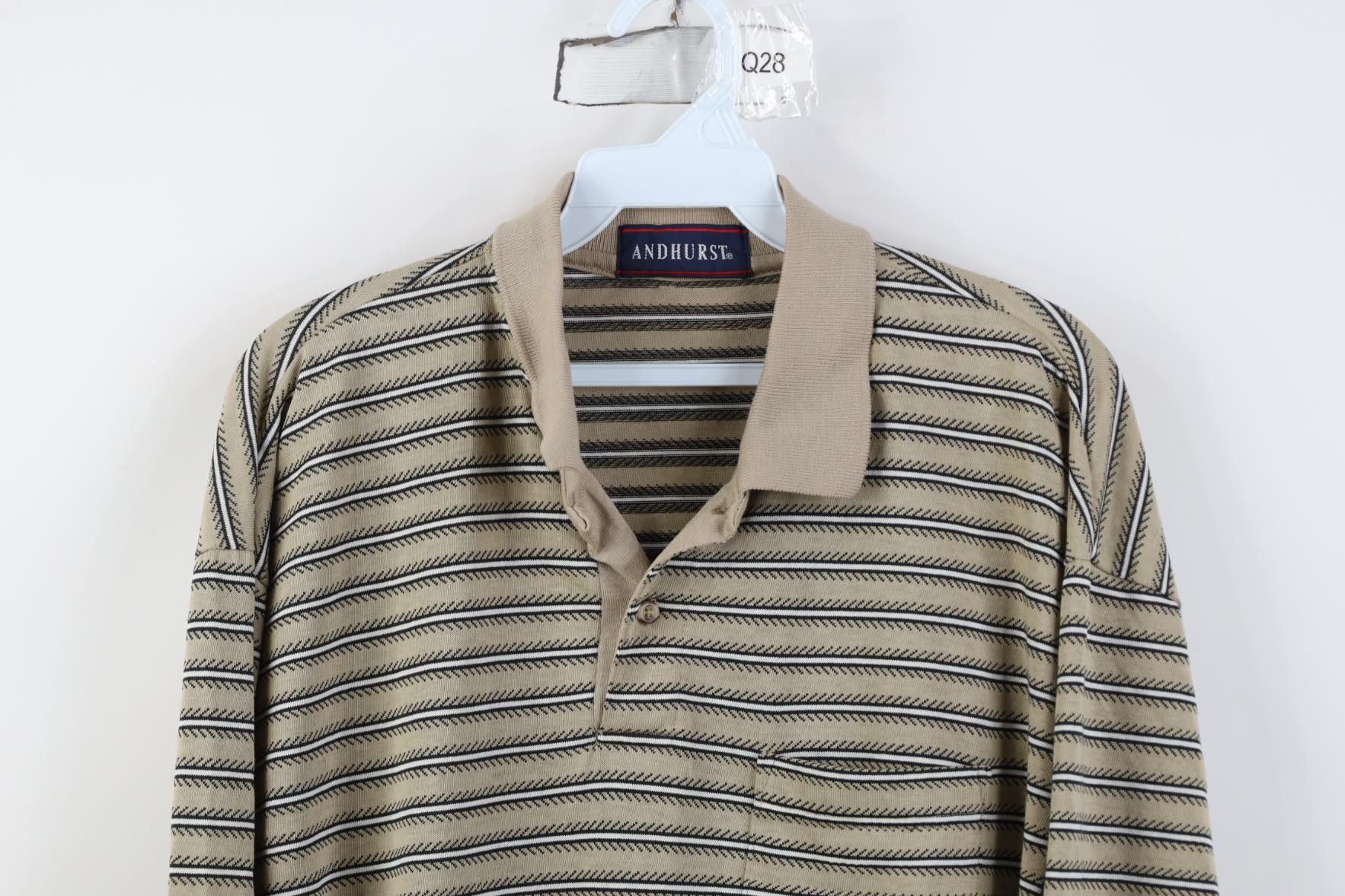 Vintage Vintage 90s Streetwear Knit Long Sleeve Rugby Polo Shirt Size US M / EU 48-50 / 2 - 2 Thumbnail