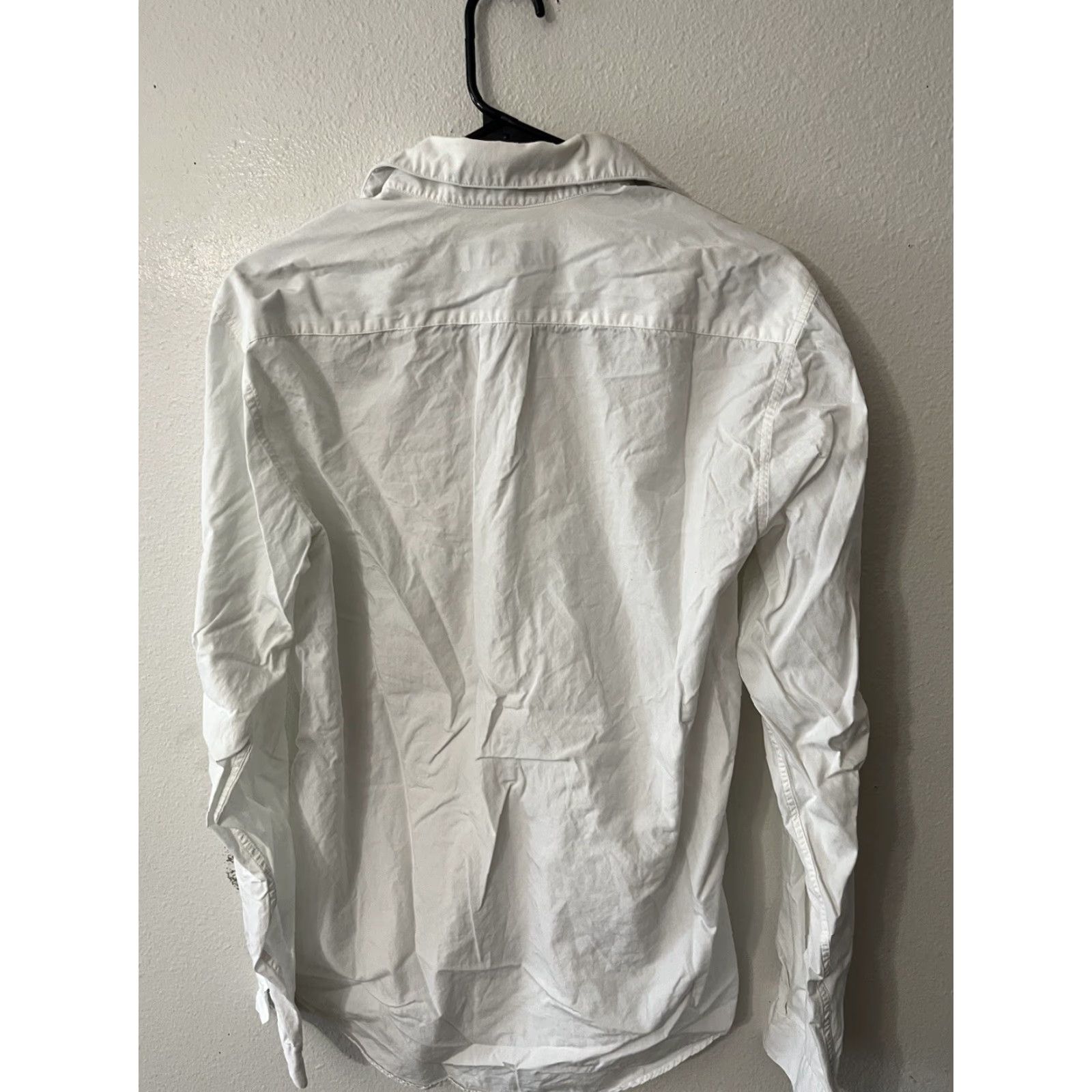 Perry Ellis Perry Ellis Button-Up Shirt Men’s White Cotton Slim Fit Long Sleeve 15.5 Button-Down Casual, Business, Workwear Size US M / EU 48-50 / 2 - 2 Thumbnail