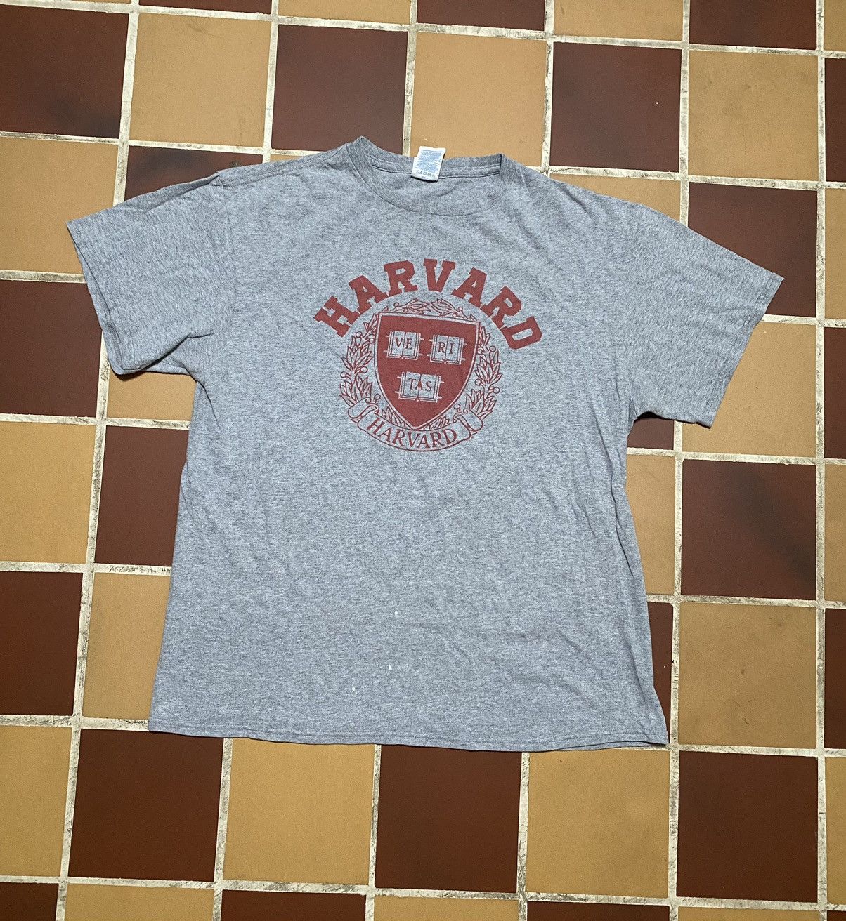 Vintage Vintage 90s Harvard College Shirt Size US L / EU 52-54 / 3 - 1 Thumbnail