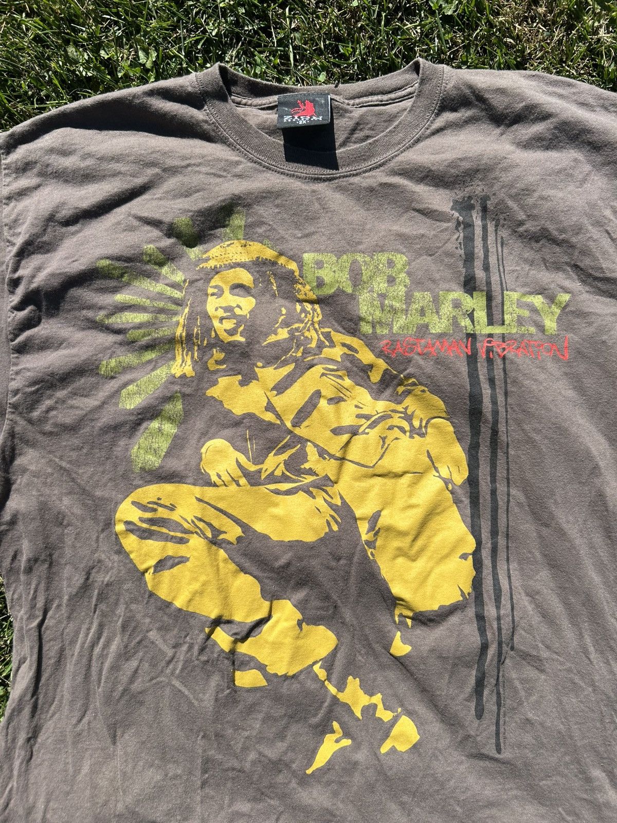 Zion Rootswear 2005 Bob Marley Rastaman Vibrations Tee Size US XXL / EU 58 / 5 - 2 Thumbnail