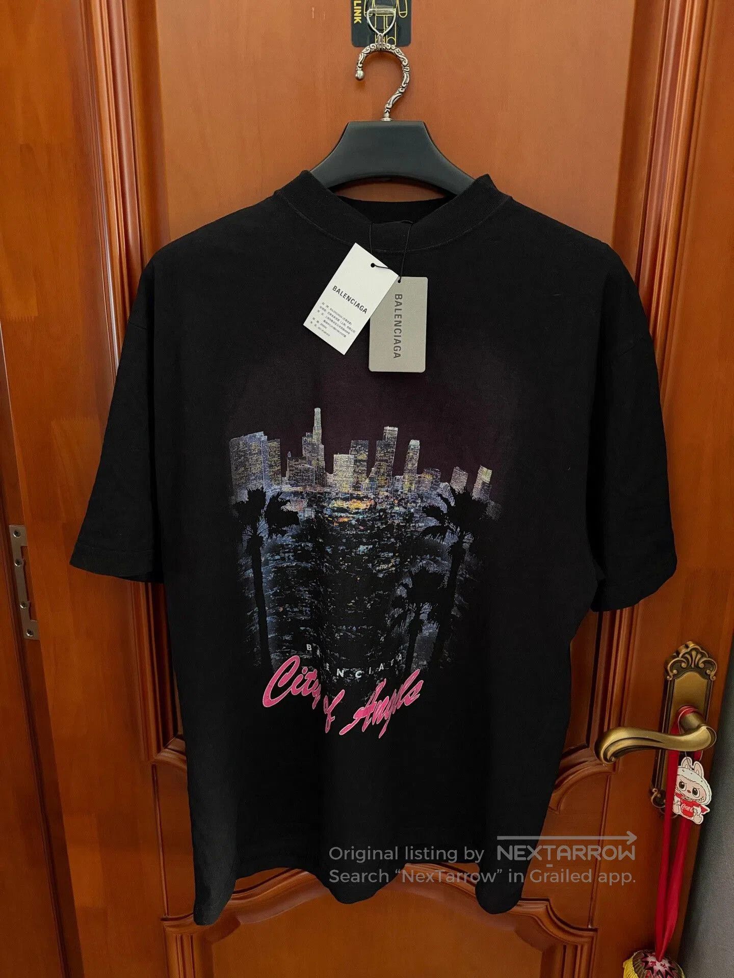 Balenciaga balenciaga angel city print short sleeve t-shirt. Size US S / EU 44-46 / 1 - 1 Thumbnail