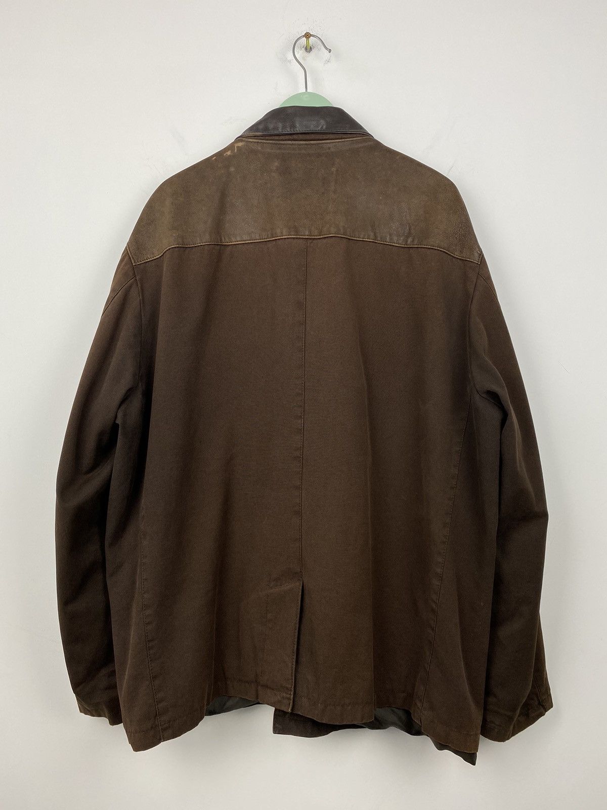 Chevignon Vintage Chevignon Cotton Leather Jacket Schott Western Size US XL / EU 56 / 4 - 9 Thumbnail
