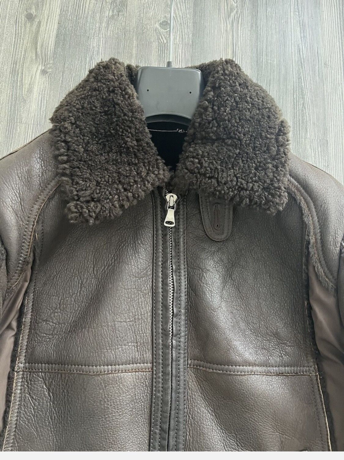 Dolce & Gabbana VINTAGE AVIATOR SHEARLING JACKET Size US M / EU 48-50 / 2 - 13 Thumbnail
