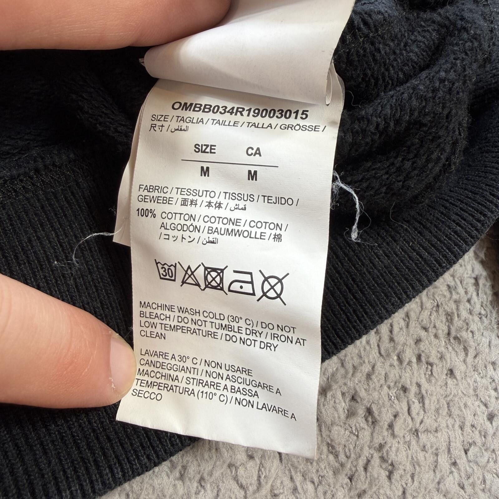 Off-White Off-White c/o Virgil Abloh Black Impressionism Arrows Hoodie Size US M / EU 48-50 / 2 - 9 Thumbnail