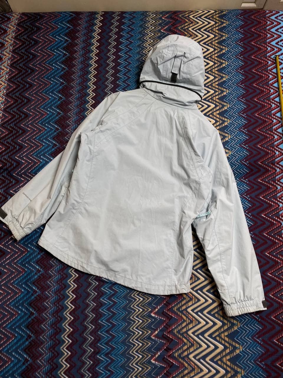 Columbia × Vintage Columbia Windbreaker Nylon Jacket Hoodie Womens Blue Size S / US 4 / IT 40 - 13 Thumbnail