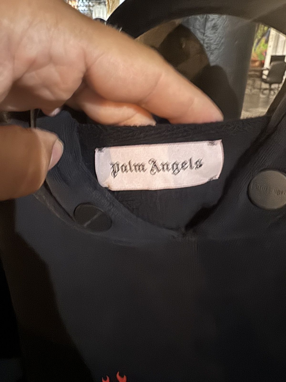 Designer × Palm Angels Palm Angels black dance of death hoodie, size large Size US L / EU 52-54 / 3 - 4 Thumbnail