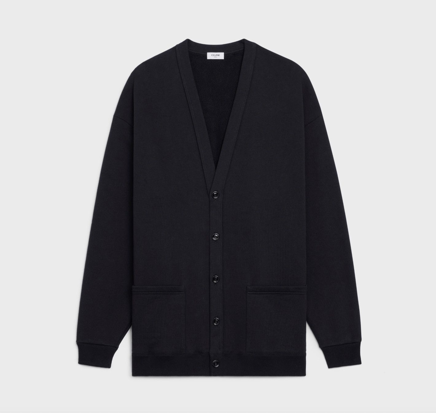 Celine o1bcso1str1025 2Y672345F Cardigan in Black Size US L / EU 52-54 / 3 - 2 Thumbnail
