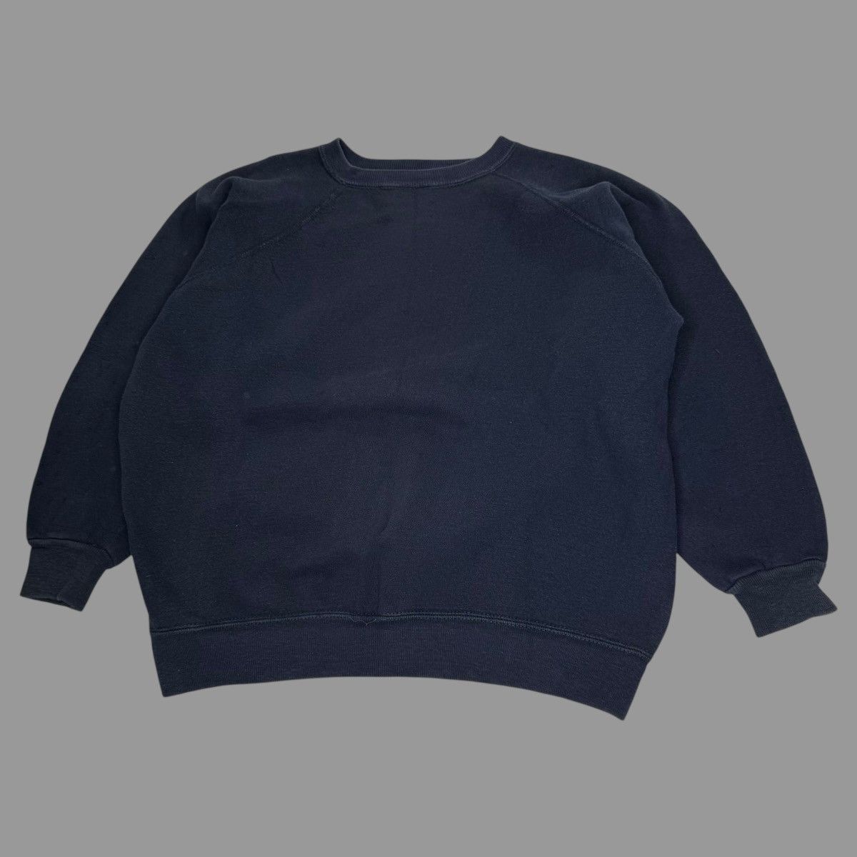 Vintage Vintage 1960s dark navy blank sweatshirt Size US M / EU 48-50 / 2 - 1 Thumbnail