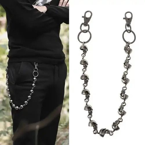Jewelry Kawakami x Ruuko 56 Cm Skull Head Pant Chain Size ONE SIZE - 7 Thumbnail