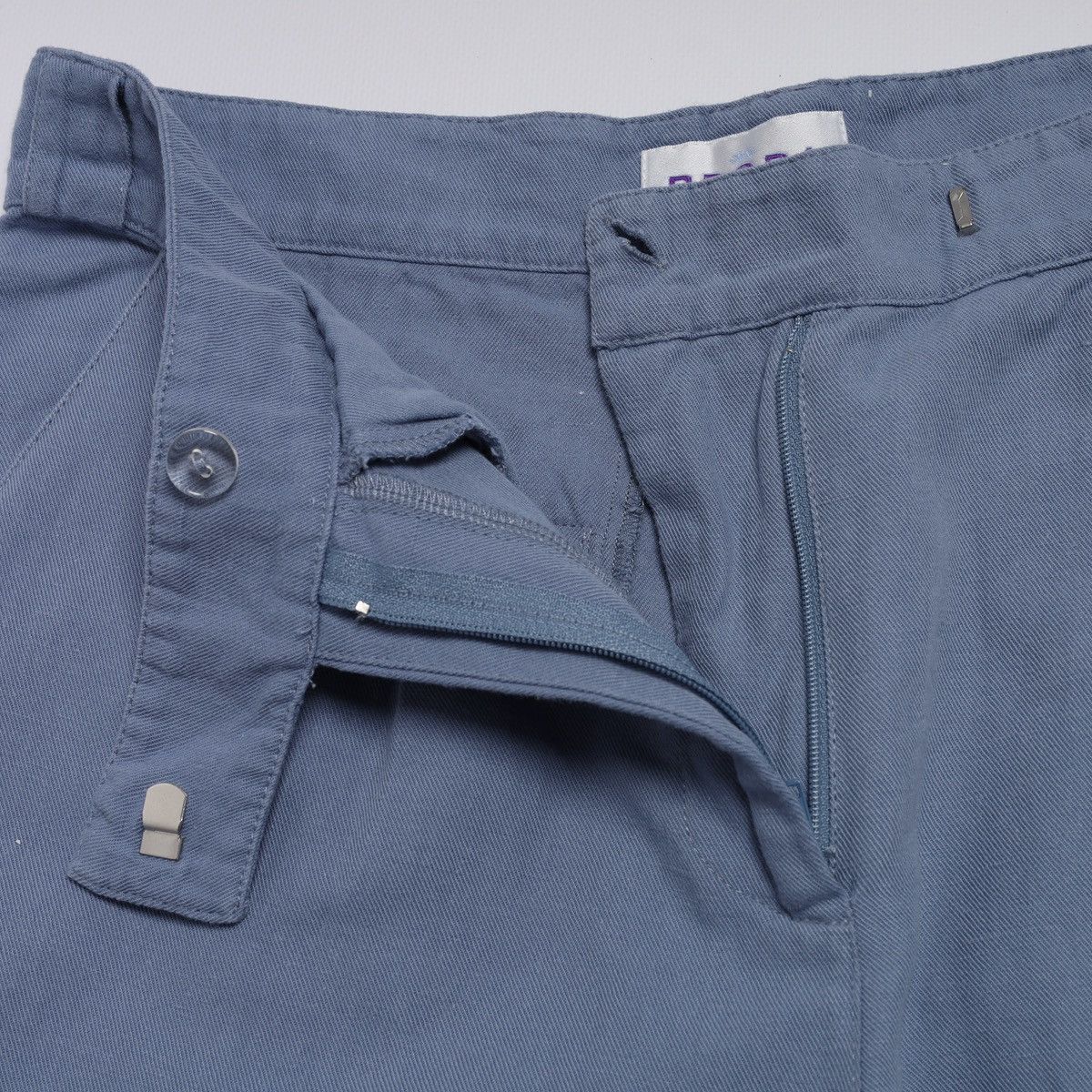 Other Brora Cotton Linen Sky Blue Trousers Pants Size 27" / US 4 / IT 40 - 15 Thumbnail