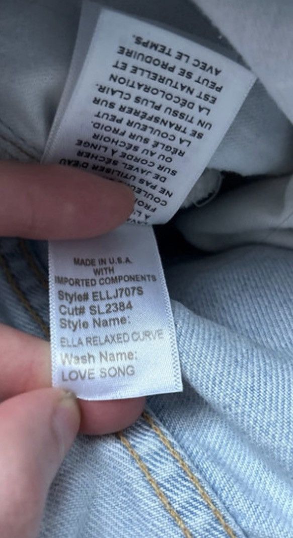 SLVRLAKE SLVRLAKE Ella High-Rise Relaxed Curve Jeans W27 Size 27" / US 4 / IT 40 - 12 Thumbnail