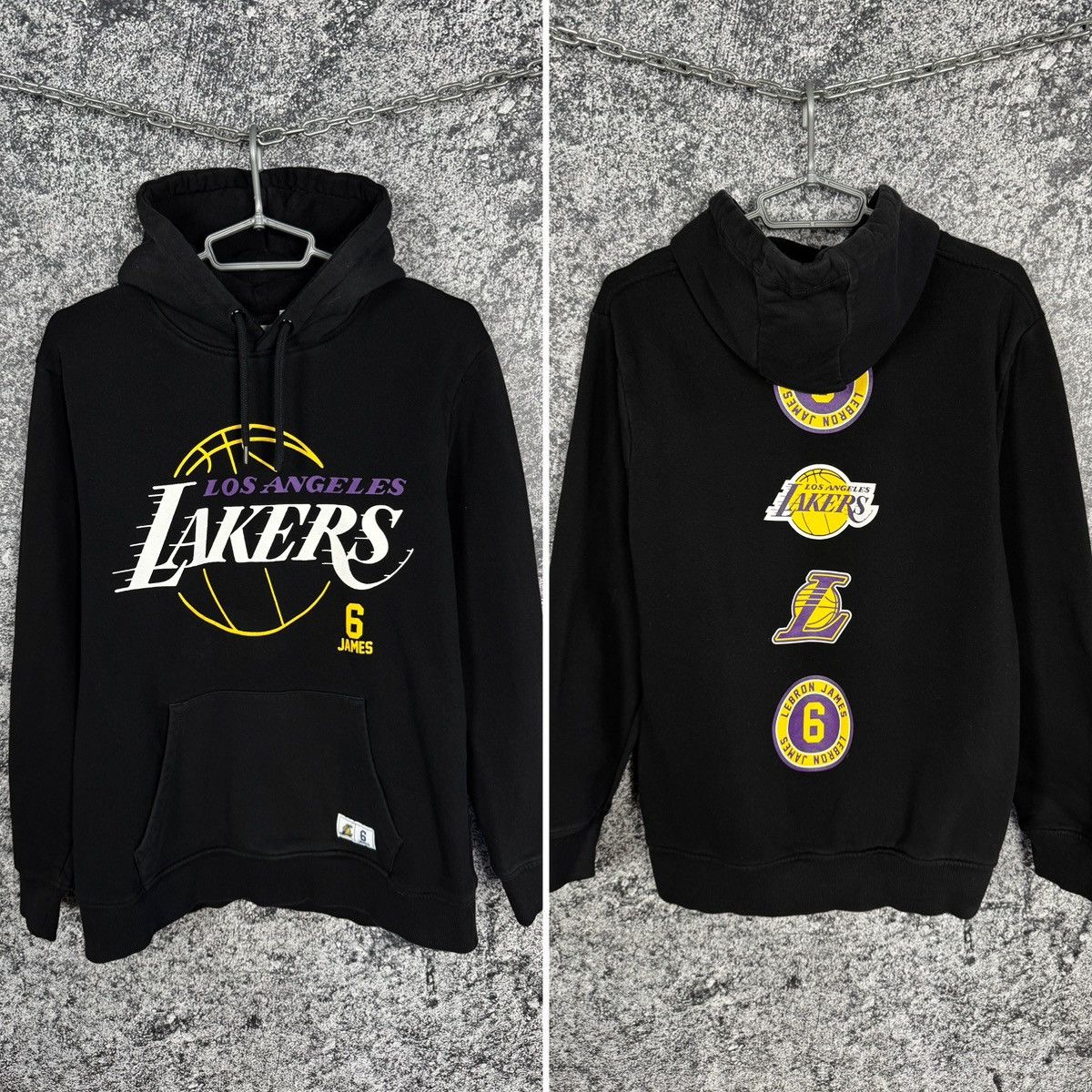 NBA Men’s NBA Lakers Los Angeles 6 James Hoodie Basketball XL Size US XL / EU 56 / 4 - 1 Thumbnail