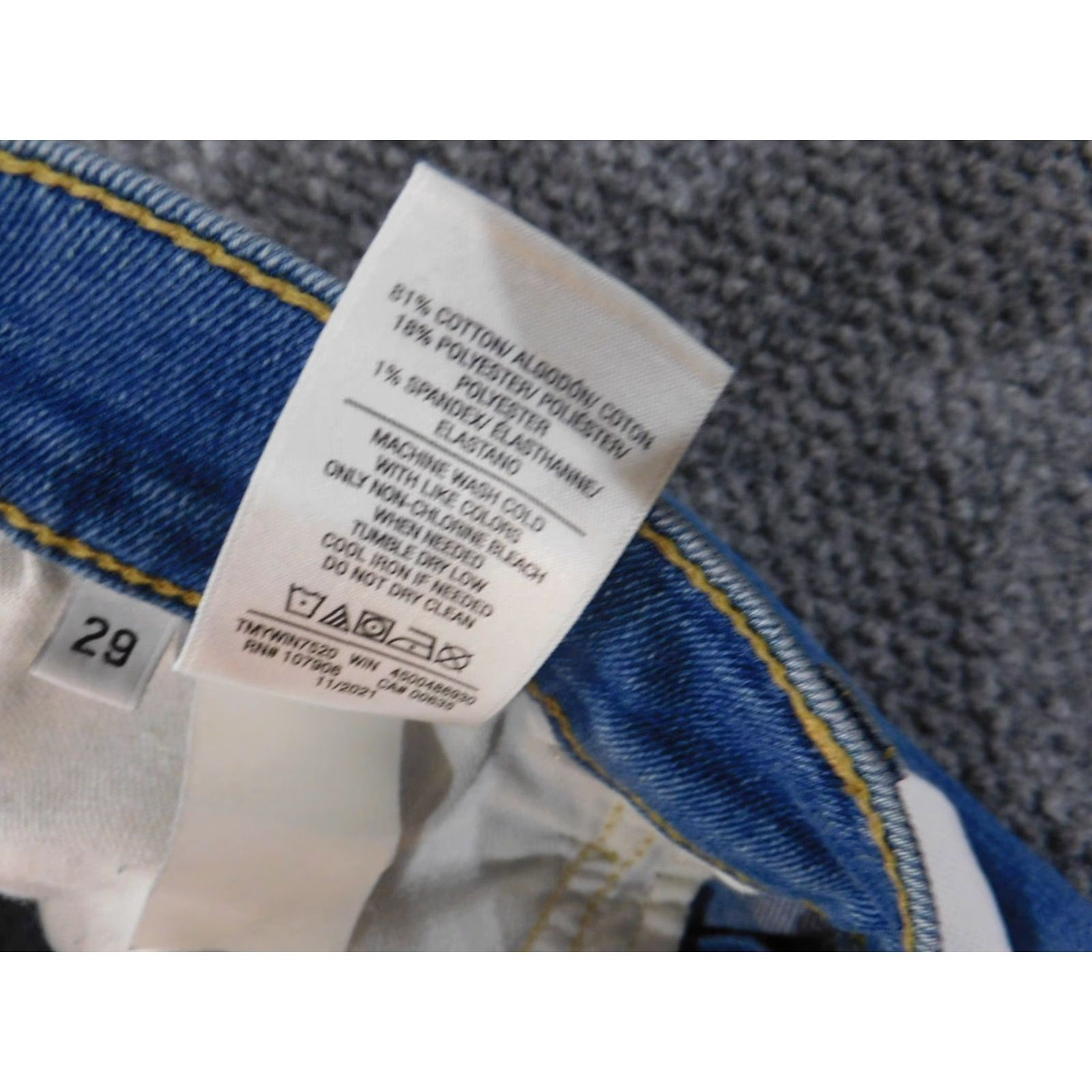 Hudson Hudson Jeans Womens 29 Blue Natalie Mid Rise Skinny Ankle Stretch Denim Jeans Size 29" - 7 Thumbnail