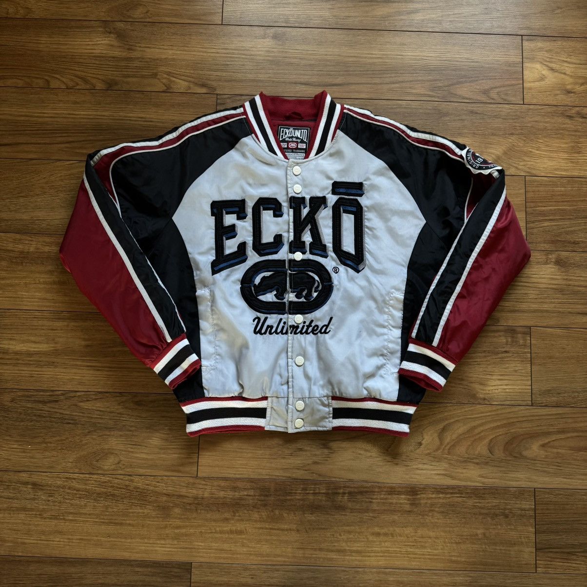 Ecko Unltd. Ecko Unltd vintage 90s Varsity Jacket Size US L / EU 52-54 / 3 - 1 Thumbnail
