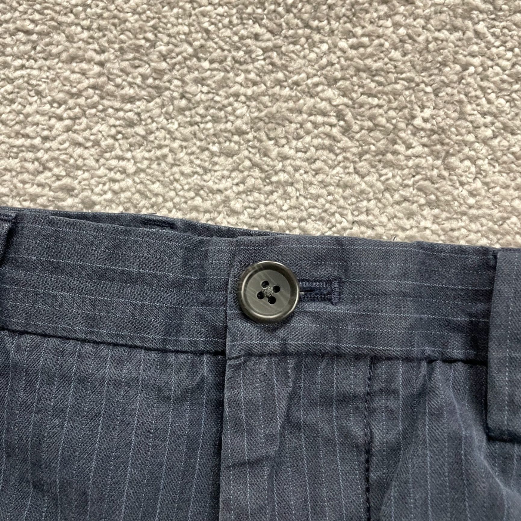 Banana Republic VINTAGE Banana Republic Men’s Chino Pants Casual Cotton Straight Leg 32x29 Navy Blue Size US 32 / EU 48 - 3 Thumbnail