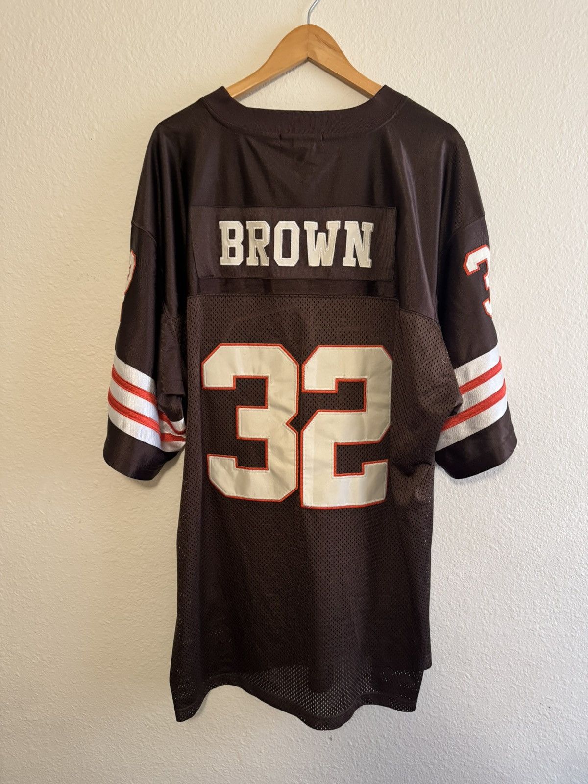 Mitchell & Ness Mitchell & Ness Jim Brown Cleveland Browns 1964 Size US XL / EU 56 / 4 - 4 Thumbnail