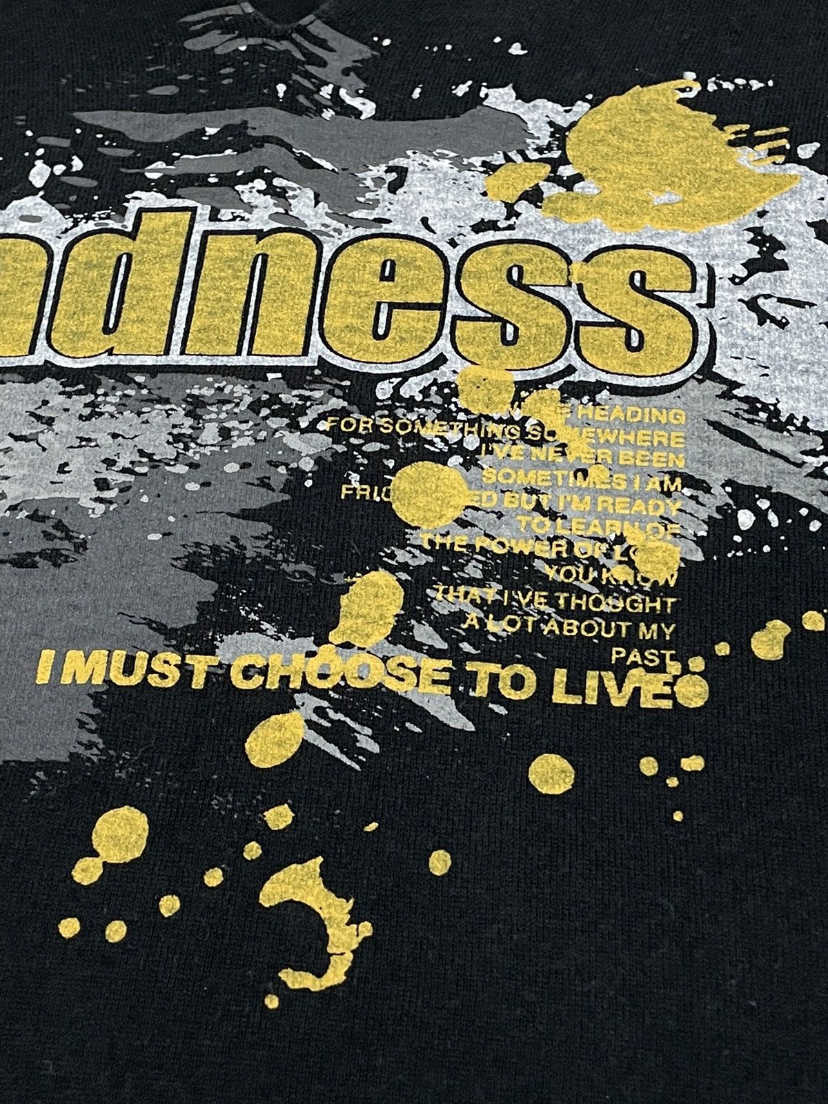 Madness Madness Layered Wording Life Decision Y2K Hip Hop Size US L / EU 52-54 / 3 - 6 Thumbnail