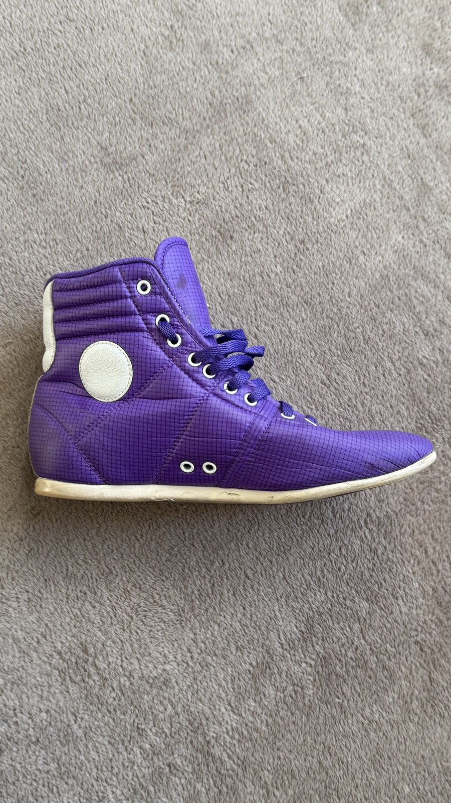 Nike Y2K Vintage Hi Top Sneakers Shoes puma racing boxing moto y3 Size US 5.5 / IT 35.5 - 5 Thumbnail
