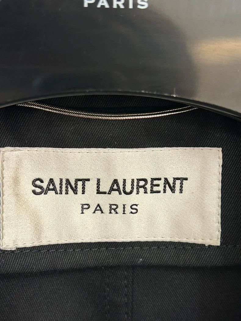 Yves Saint Laurent saint Laurent19ss black hidden button stand-up three-button Size US M / EU 48-50 / 2 - 2 Thumbnail
