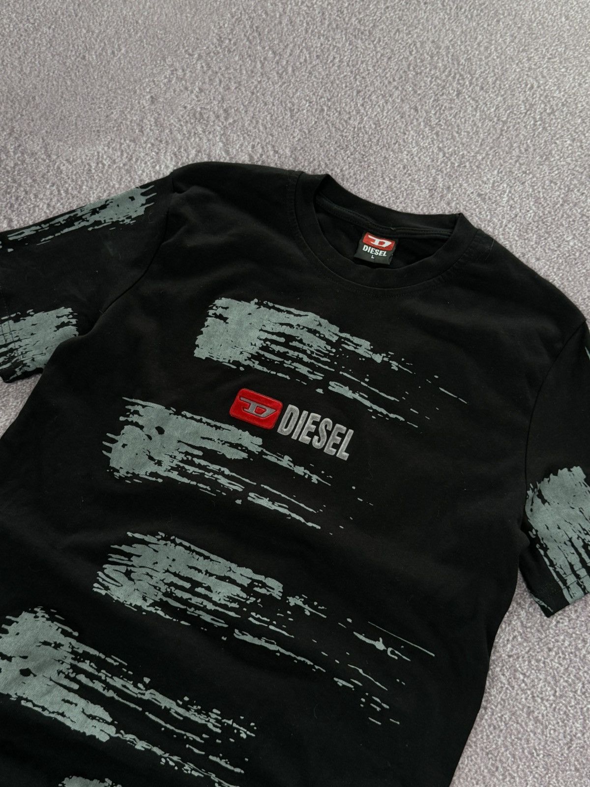 Diesel Y2K Diesel 00s Aesthetic Glamour Design Printed T-shirt Size S / US 4 / IT 40 - 6 Thumbnail