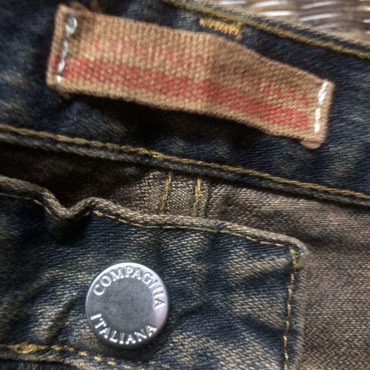 If Six Was Nine × Vintage VINTAGE COMPAGNIA ITALIAN JEANS Size 28" / US 6 / IT 42 - 16 Thumbnail