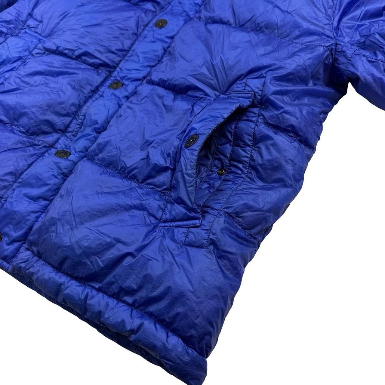 Stone Island Stone Island Blue Garment Dyed Down Puffer Jacket - XXL Size US XXL / EU 58 / 5 - 4 Thumbnail