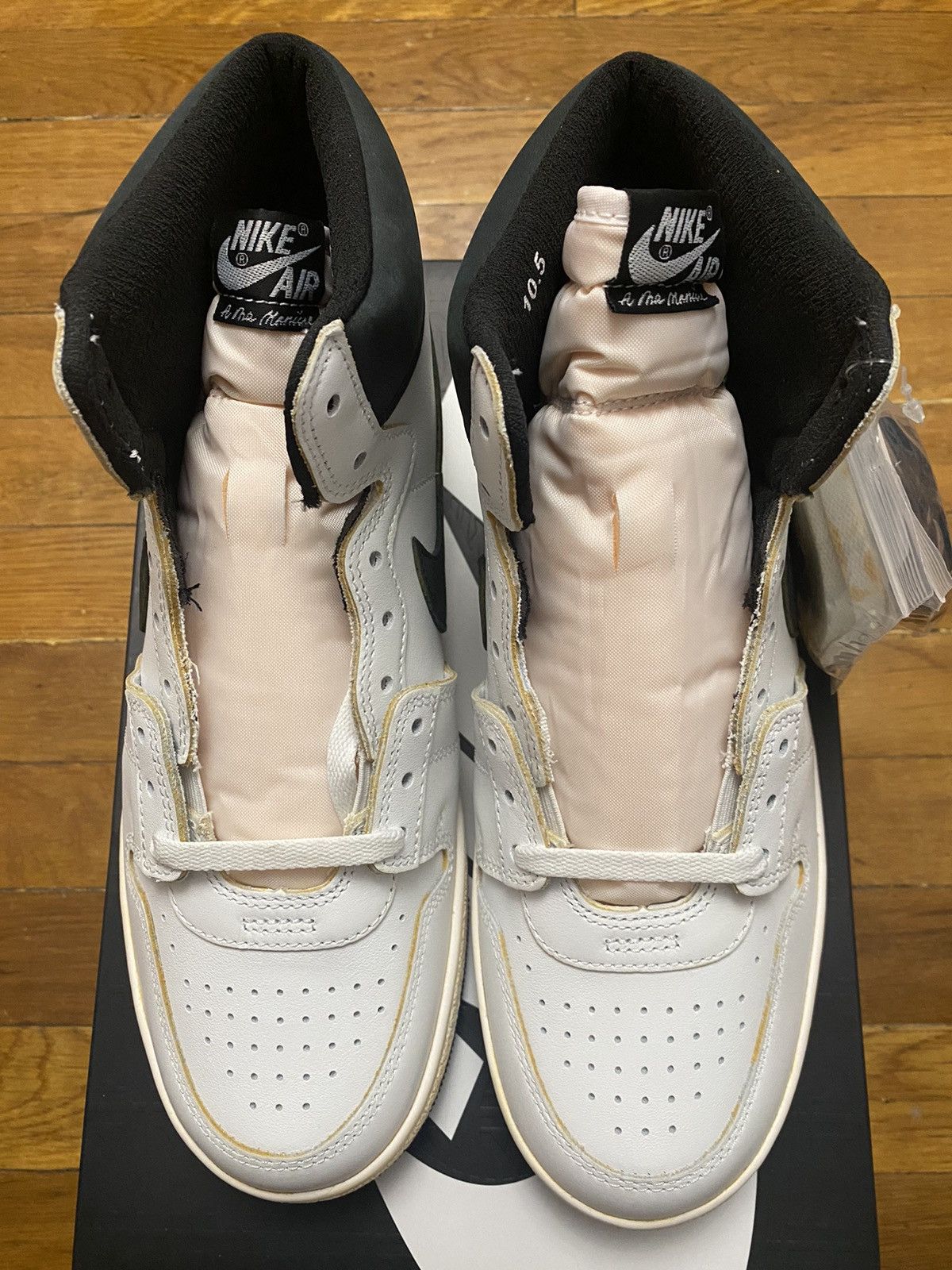 Jordan Brand Size 10.5 - Jordan Air Ship x A Ma Maniere Black Oreo Men's Size US 10.5 / EU 43-44 - 4 Thumbnail