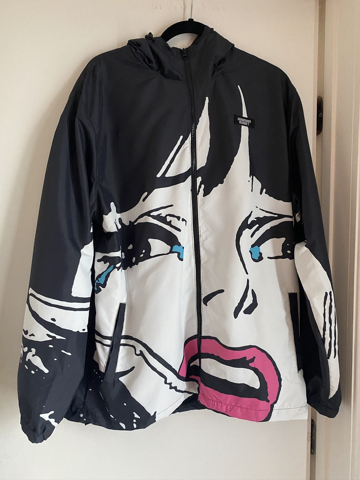 Market Chinatown Market Cry Hooded Windbreaker XL Size US XL / EU 56 / 4 - 1 Thumbnail