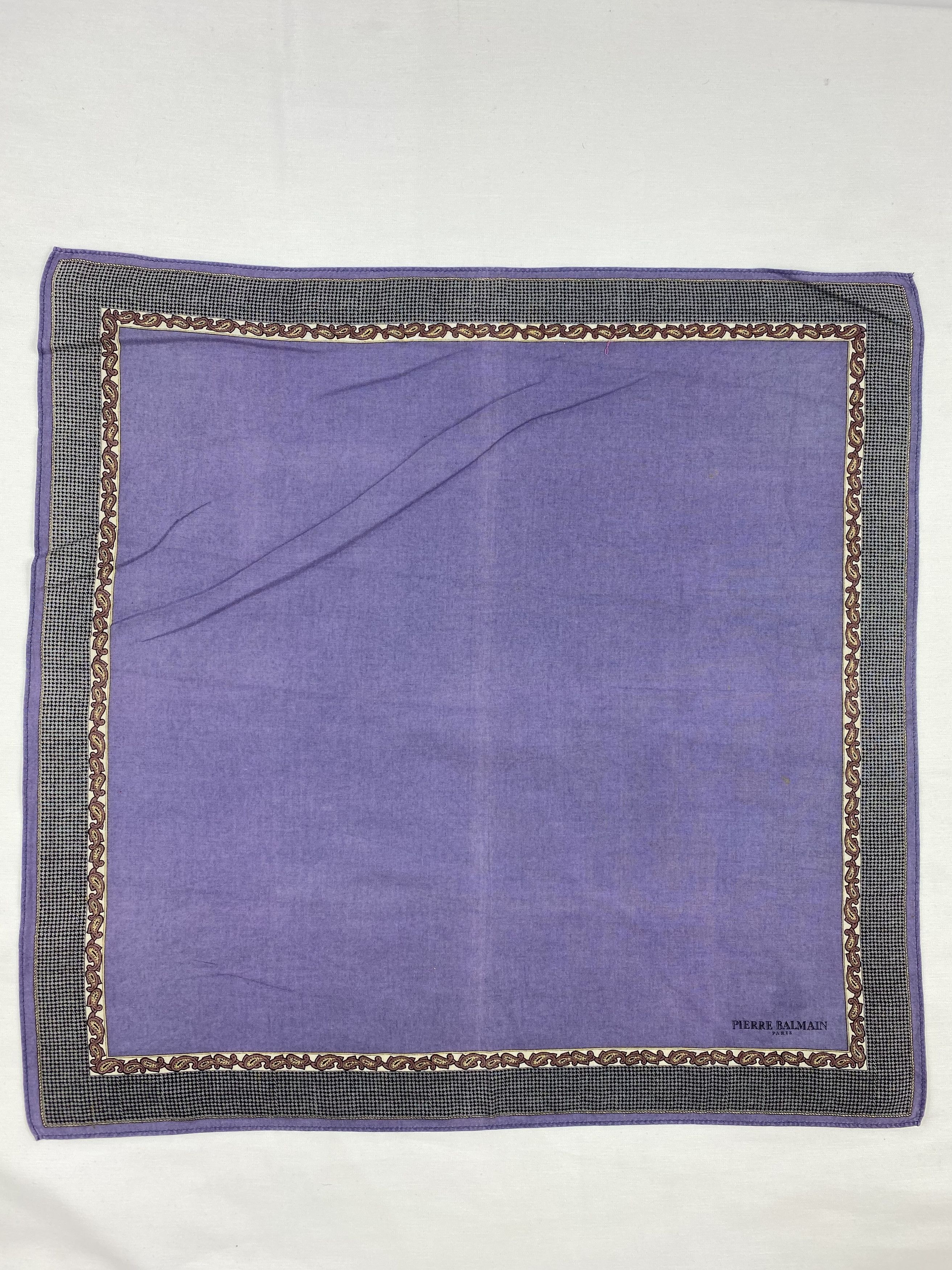 Pierre Balmain × Vintage Pierre Balmain Handkerchief / Bandana / Neckerchief Size ONE SIZE - 3 Thumbnail