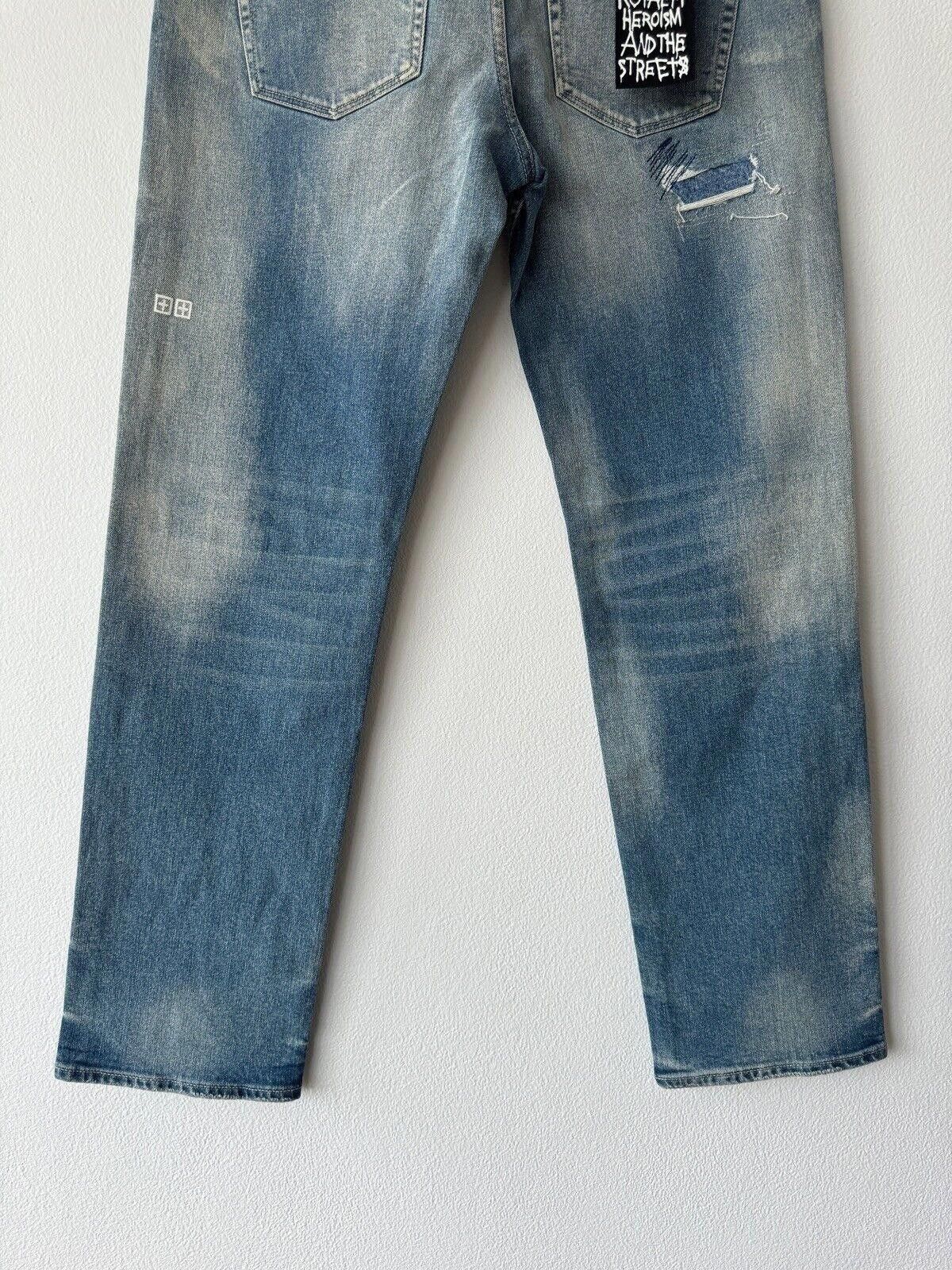 Ksubi new Ksubi mens denim jean hazlow 32 medium tektonik blue rip Size US 32 / EU 48 - 7 Thumbnail