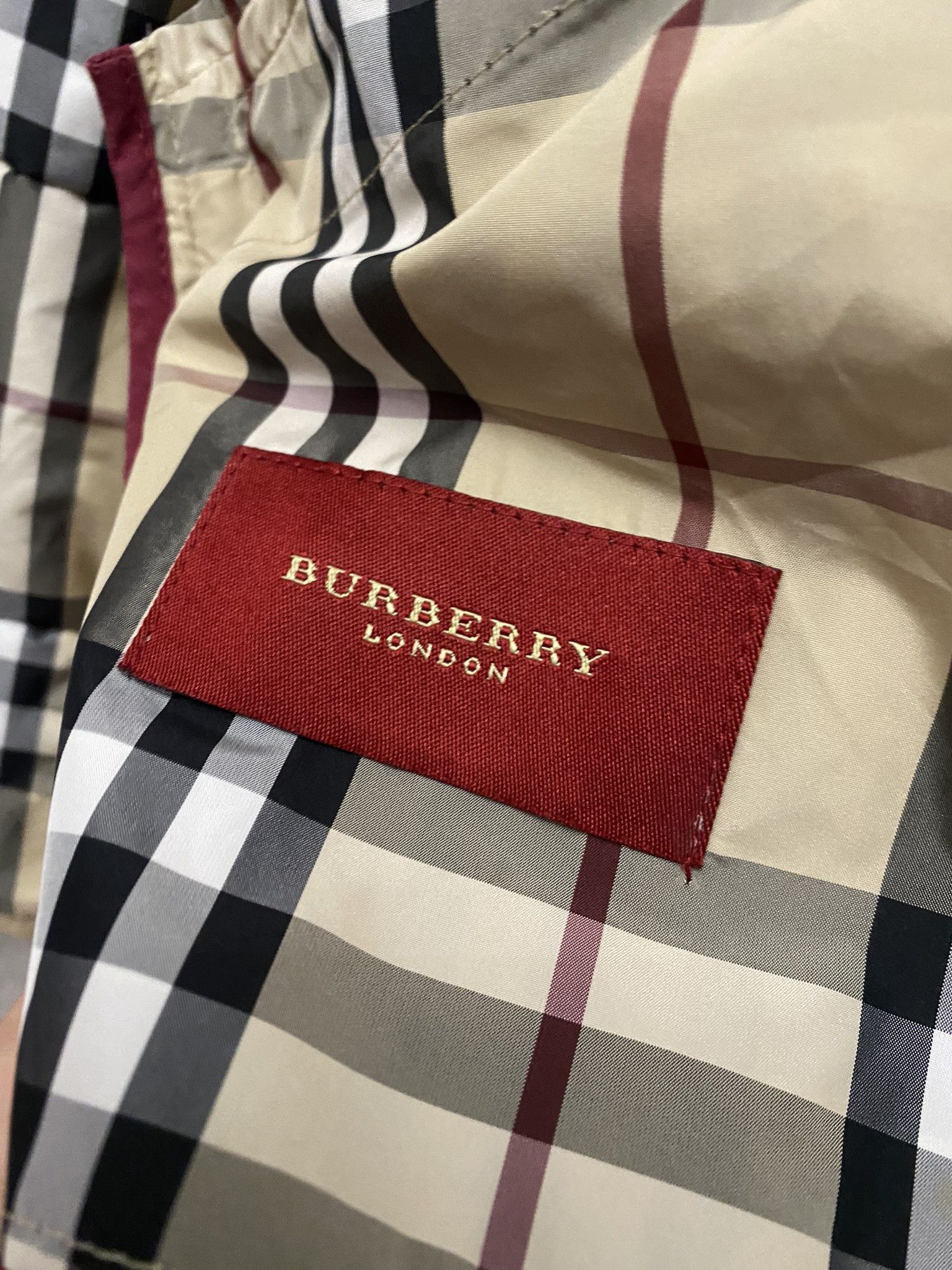 Burberry × Designer Burberry Nova Check Jacket Beige Size M / US 6-8 / IT 42-44 - 5 Thumbnail
