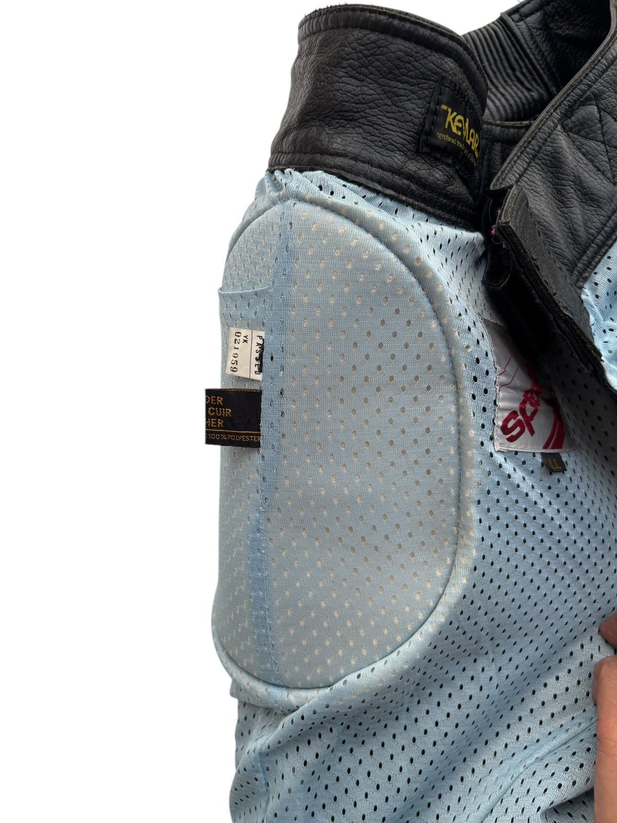 Leather × Vintage Vintage Spazzio Kevlar Riding Bikers Racing Leather Pants Size US 28 / EU 44 - 15 Thumbnail