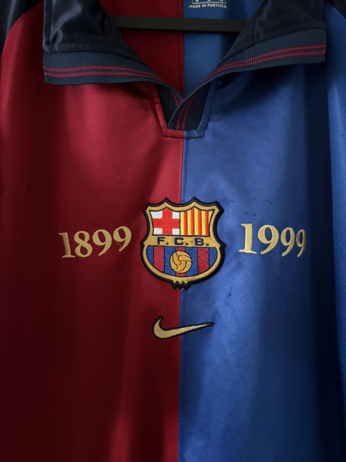 Barcelona nike 1999/2000 domowa vintage — zdjęcie 2