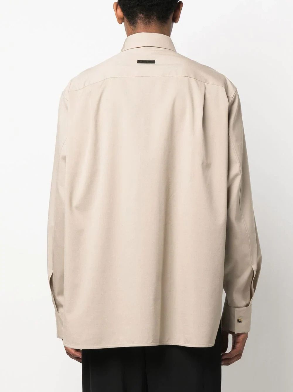 Fear of God o1y0125 Solid Color Shirt in Beige Size US XL / EU 56 / 4 - 4 Thumbnail