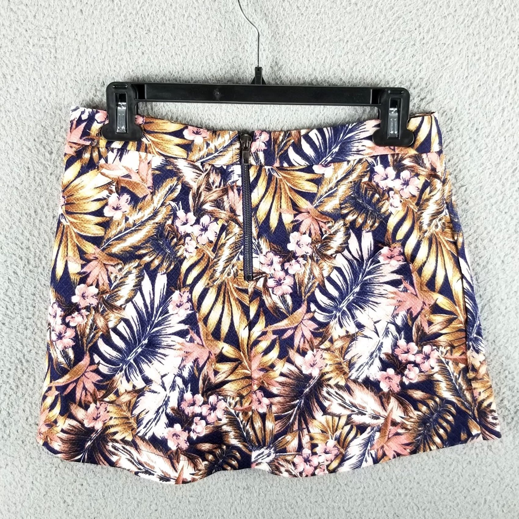 Vintage Sophie Rue Mini Skirt Woman Small Floral Print AOP Lined Zipper Short 28X13 Bohemian Festival 90s? Size 28" / US 6 / IT 42 - 6 Thumbnail