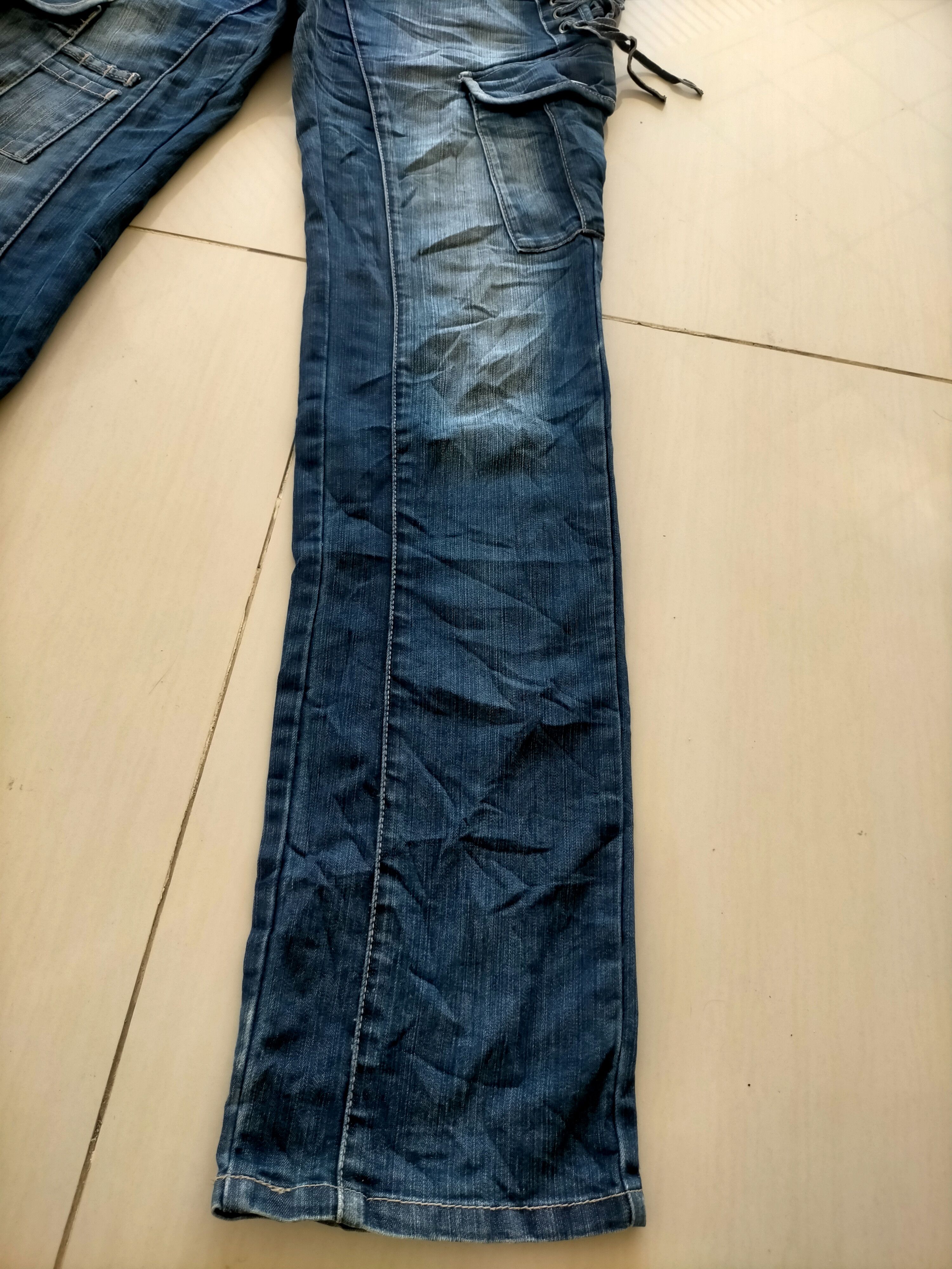 PPFM PPFM Japan Cargo Punk Style Denim Jeans Size US 32 / EU 48 - 12 Thumbnail
