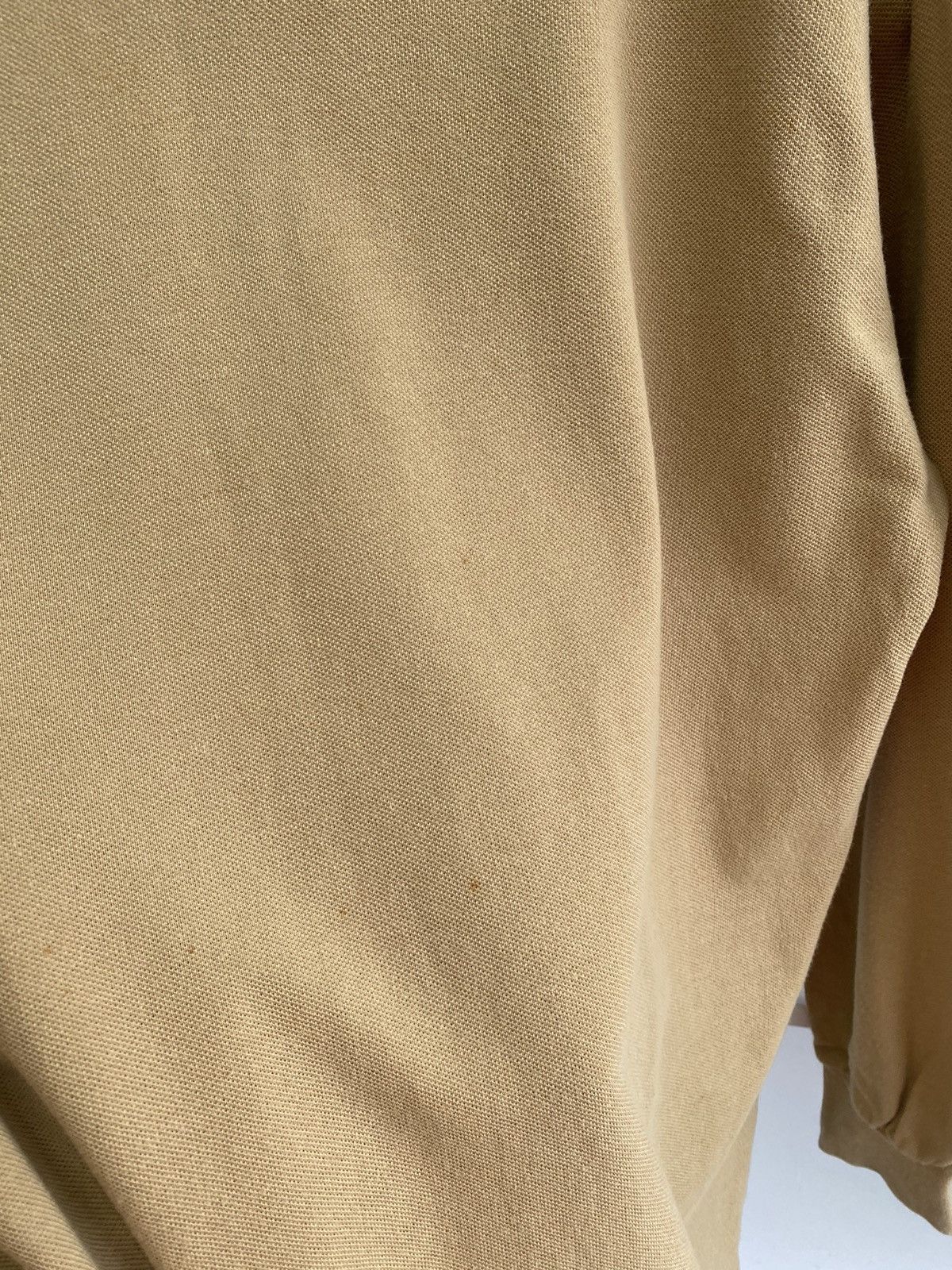 Burberry × Designer × Vintage Vintage Burberry Long Sleeve Rugby Beige Shirt Size US XL / EU 56 / 4 - 17 Thumbnail