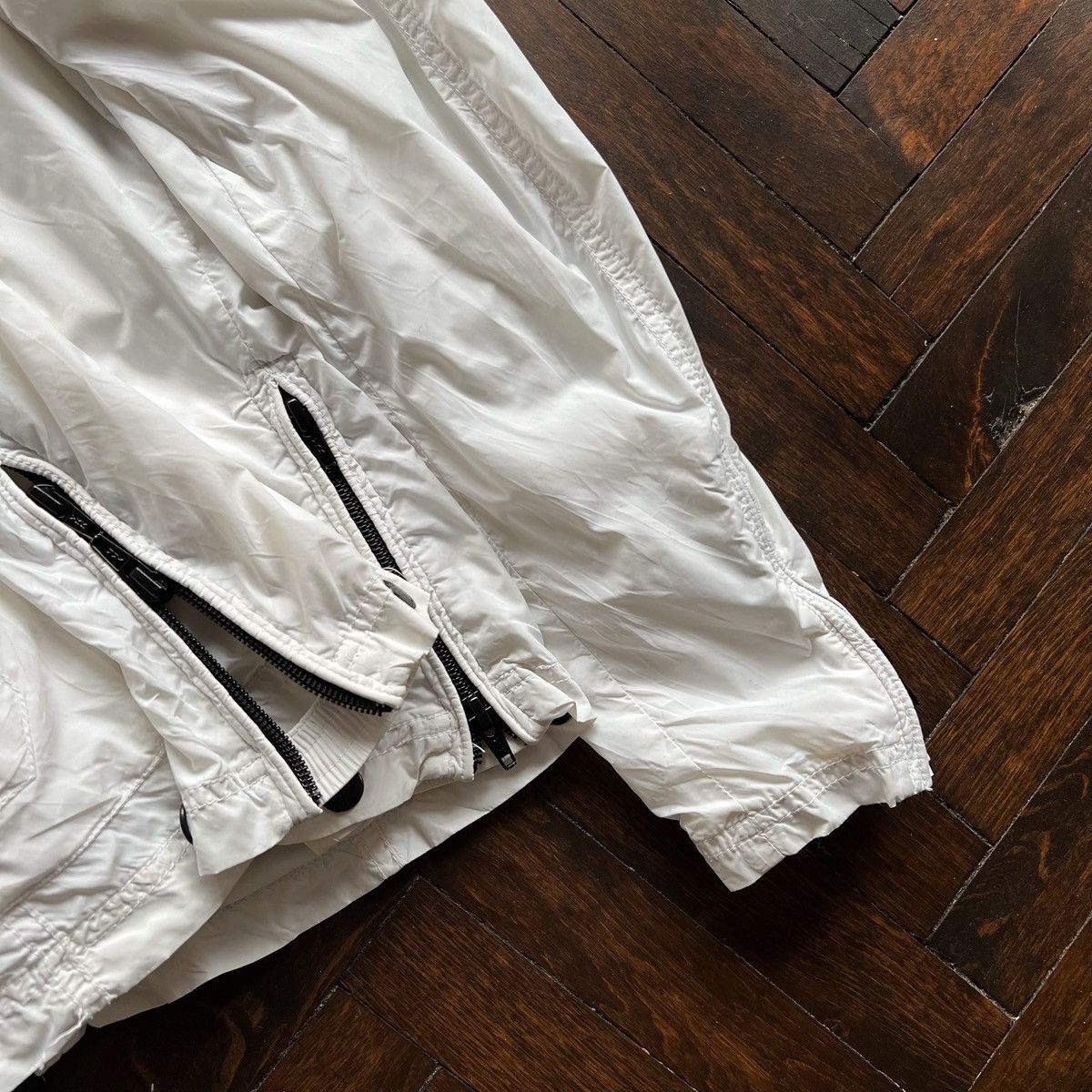 Designer × Other Blauer USA Womens Nylon White Full Zip Lightweight Jacket Size L / US 10 / IT 46 - 5 Thumbnail