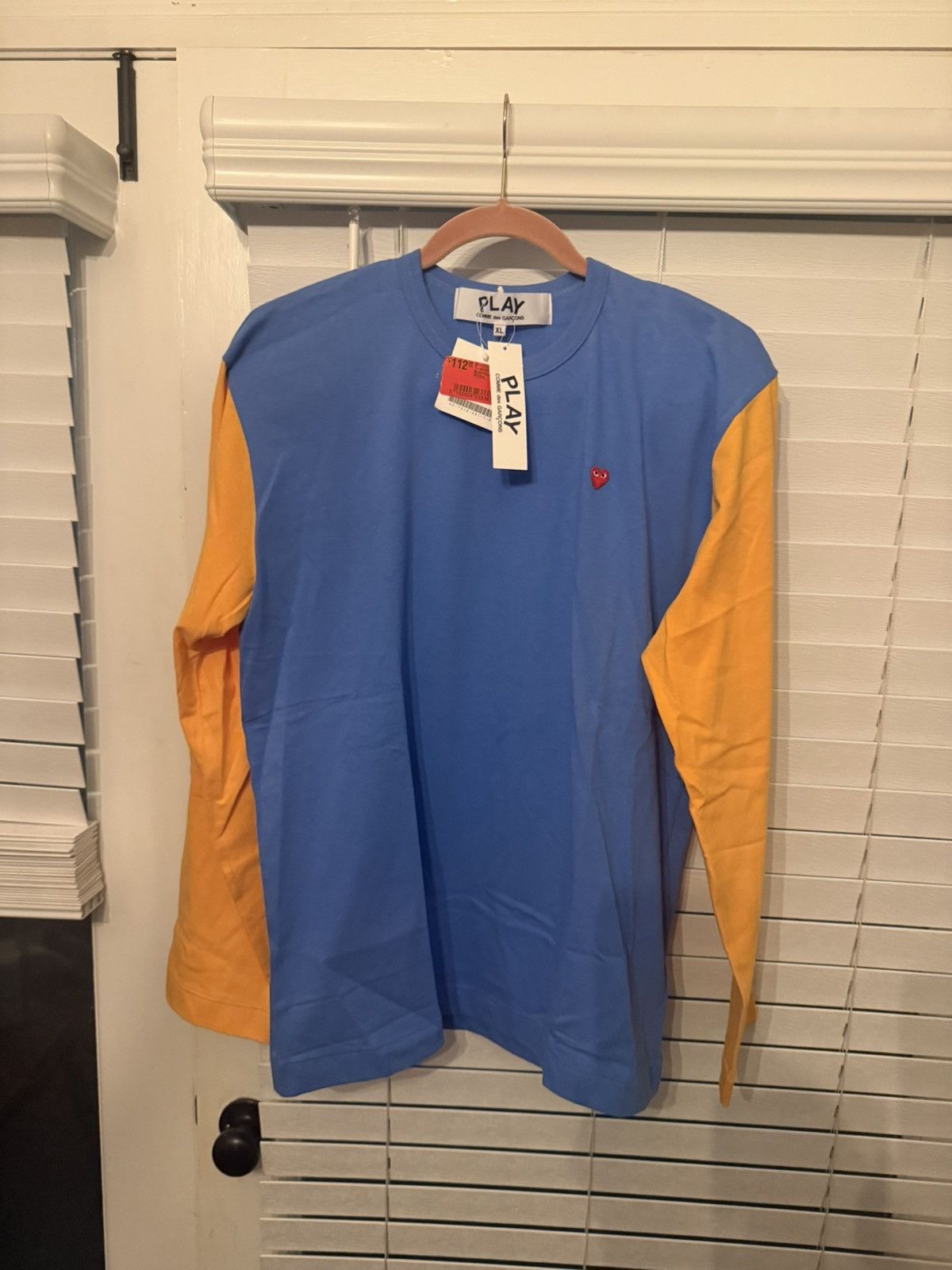 Comme des Garcons PLAY CDG play long sleeve Size US XL / EU 56 / 4 - 1 Thumbnail