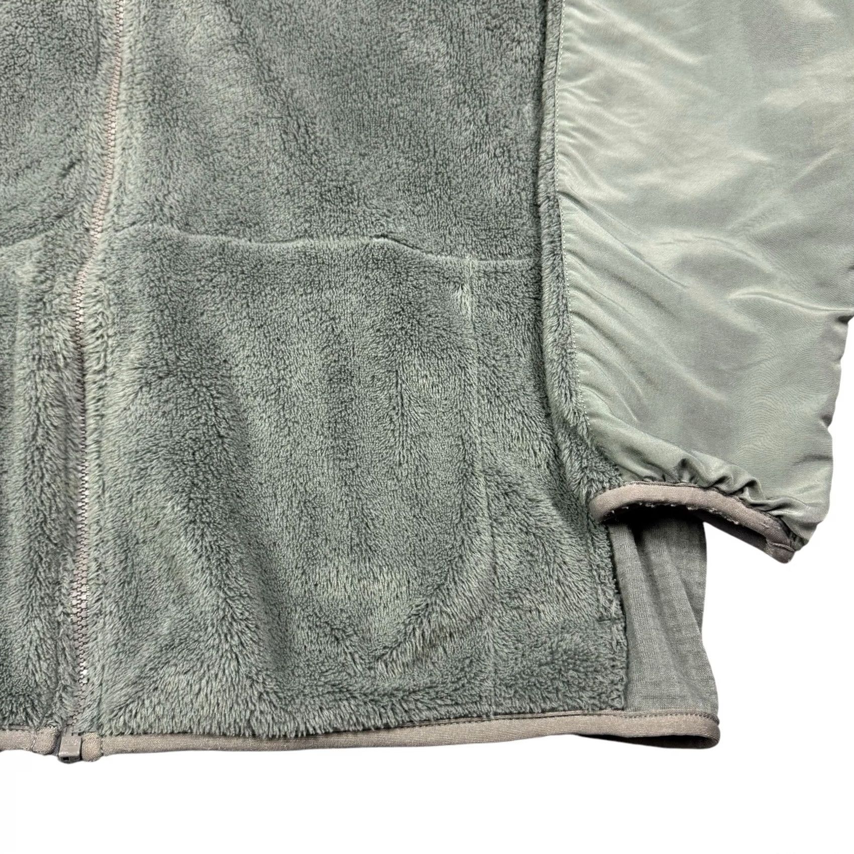 Vintage Polartec Green Full Zip Military Jacket Mens M Cold Weather Fleece 90s Army Insulated Pockets Zipper Regular Size Size US M / EU 48-50 / 2 - 3 Thumbnail