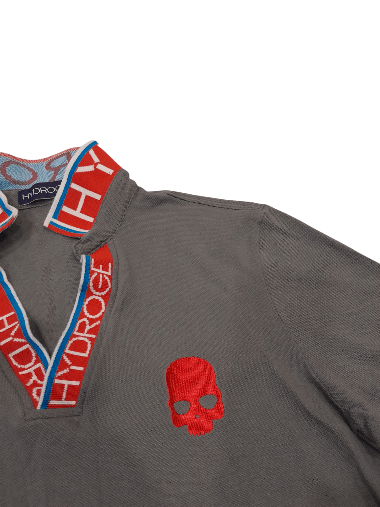 HYDROGEN HYDROGEN Polo Shirt Skull (F527) Size US XL / EU 56 / 4 - 3 Thumbnail