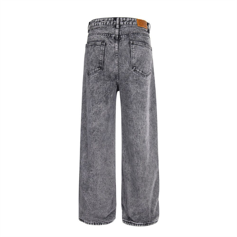 Japanese Brand × Jean Heavy contrast color splash ink distressed jeans y2k Size US 32 / EU 48 - 2 Thumbnail
